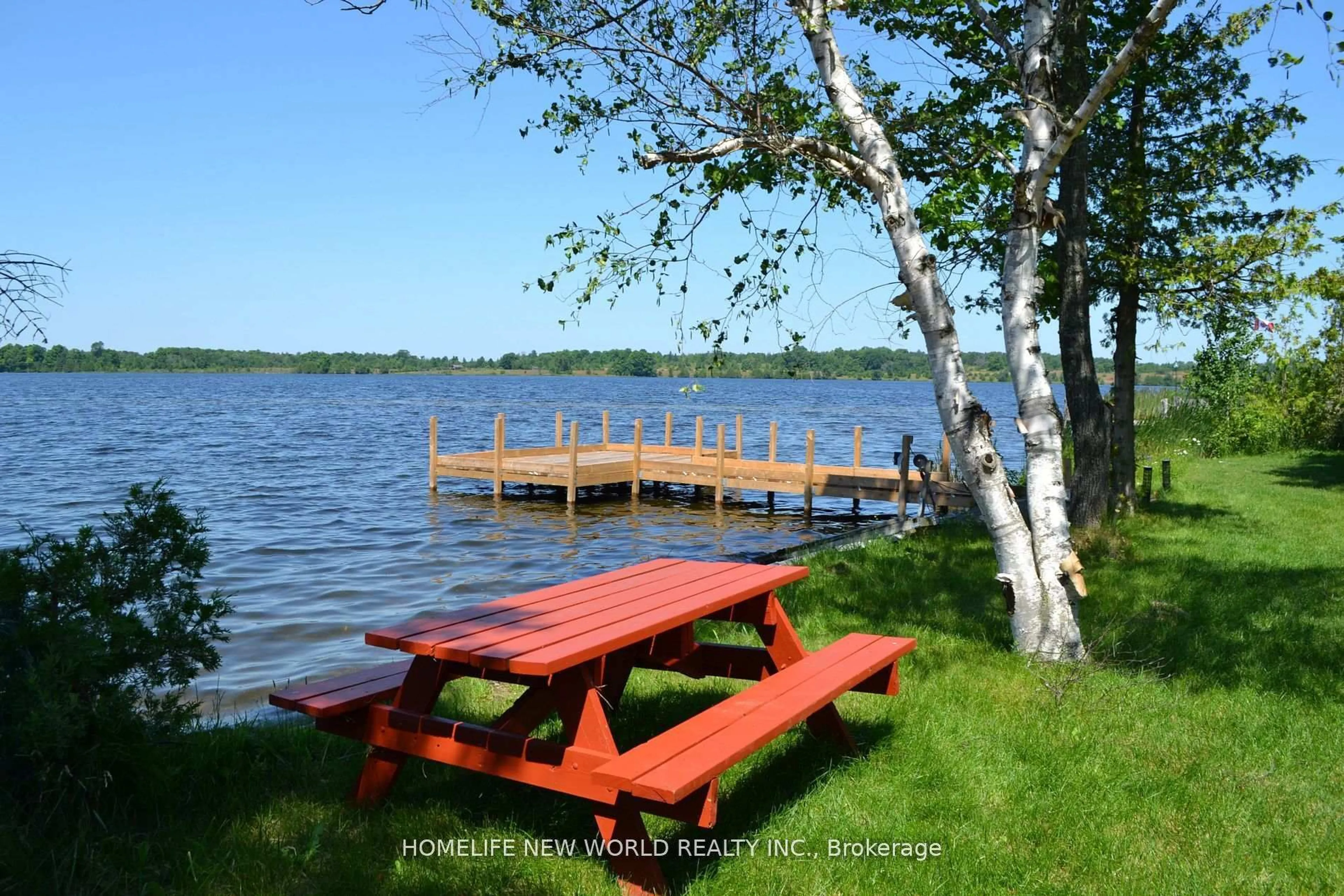 Patio, water/lake/river/ocean view for 1391 Portage Rd, Kawartha Lakes Ontario K0M 2B0