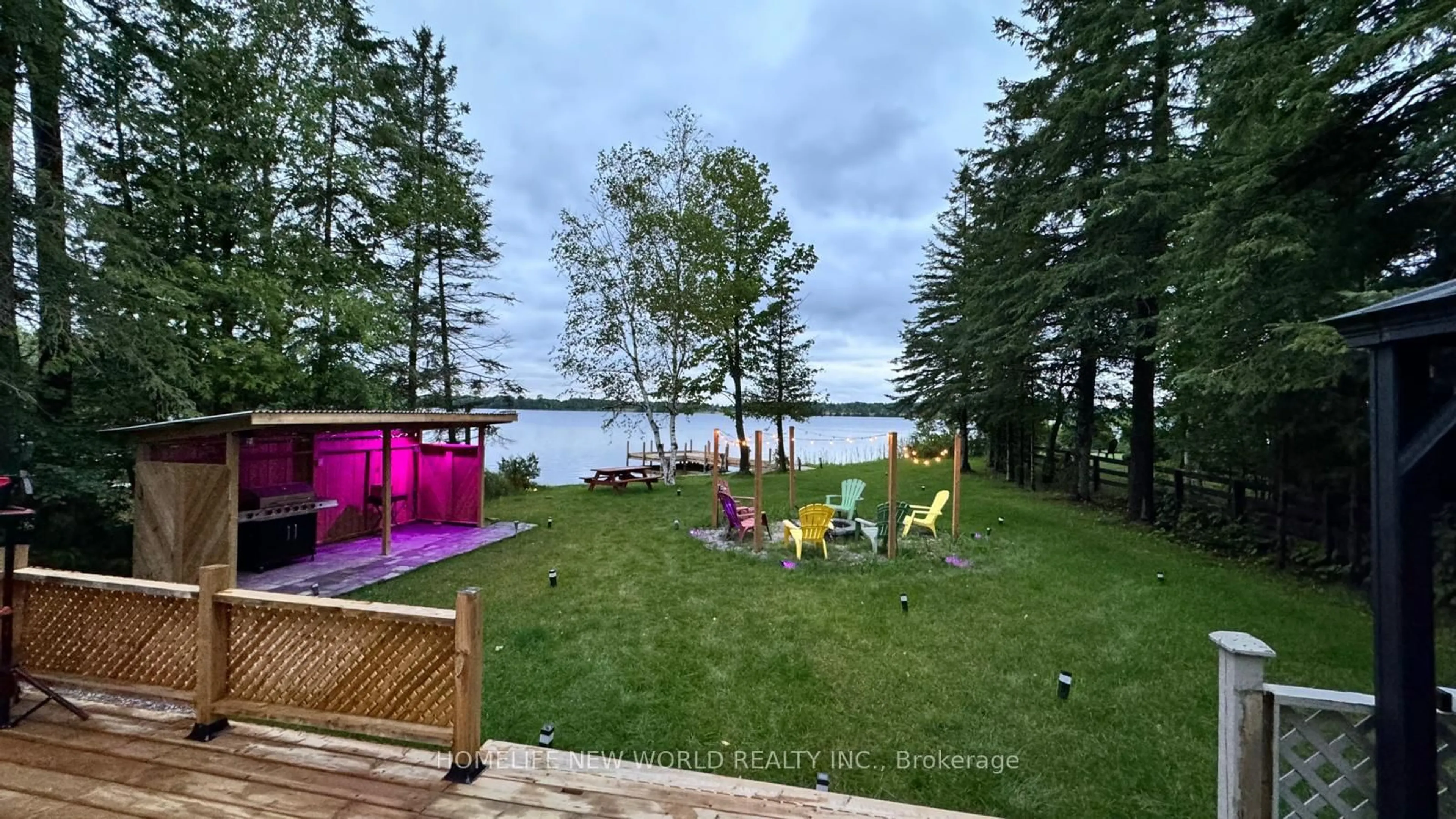 Patio, water/lake/river/ocean view for 1391 Portage Rd, Kawartha Lakes Ontario K0M 2B0