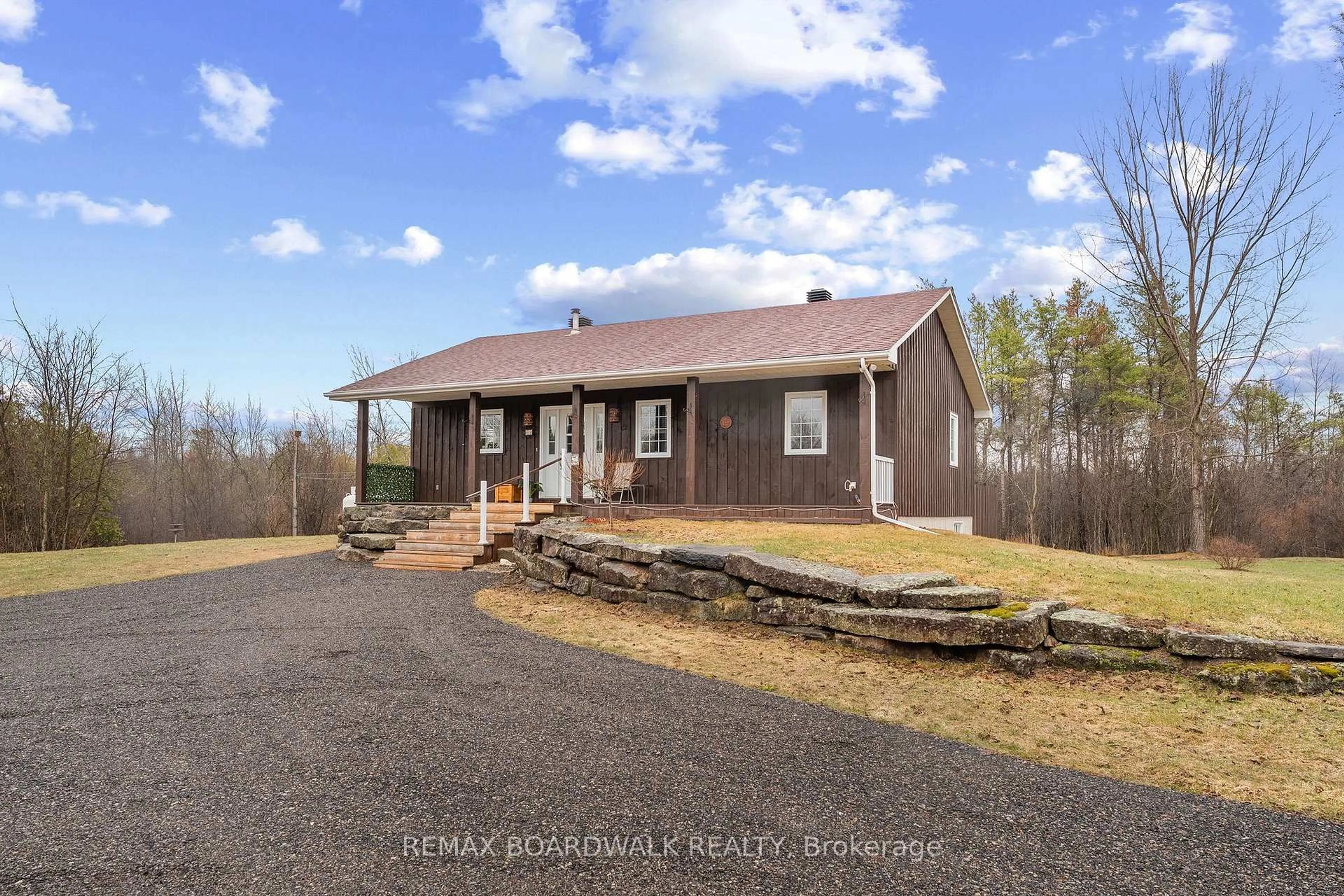 A pic from outside/outdoor area/front of a property/back of a property/a pic from drone, unknown for 51 Blanchards Hill Rd, Rideau Lakes Ontario K0G 1L0