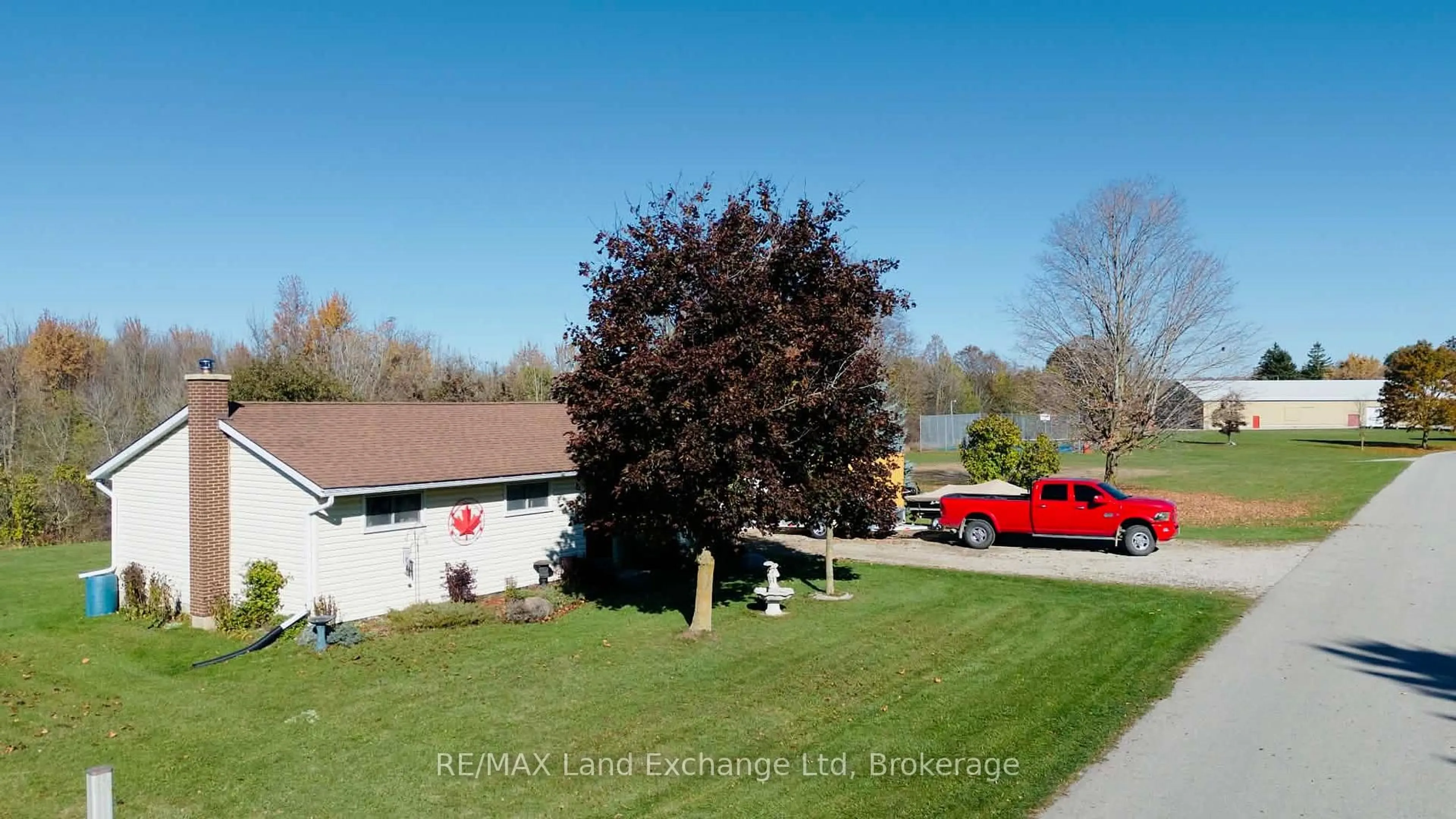 A pic from outside/outdoor area/front of a property/back of a property/a pic from drone, street for 1 Jordan Dr, North Huron Ontario N0G 1E0