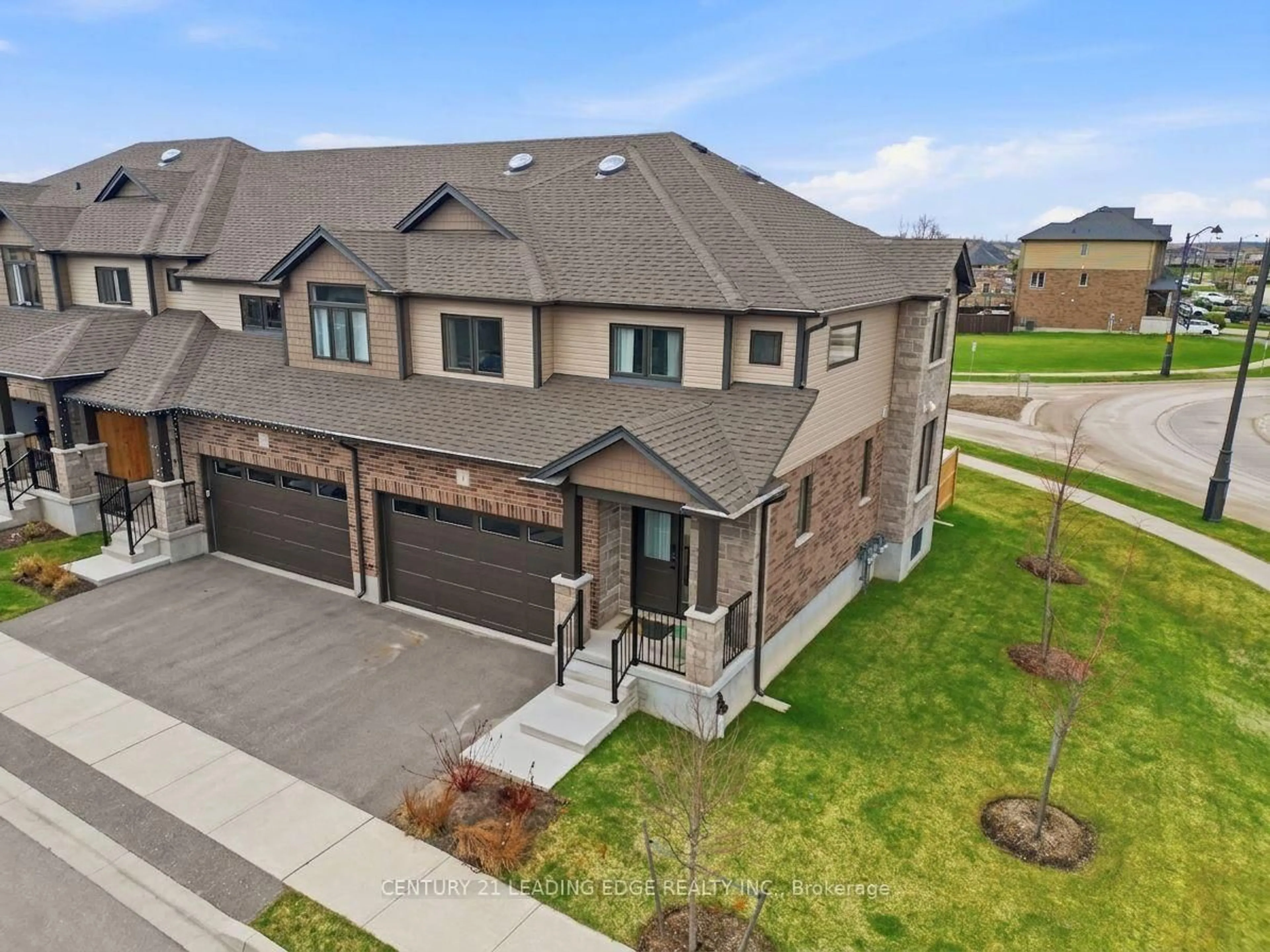 A pic from outside/outdoor area/front of a property/back of a property/a pic from drone, street for 1 Hamilton Lane, East Luther Grand Valley Ontario L9W 7R9