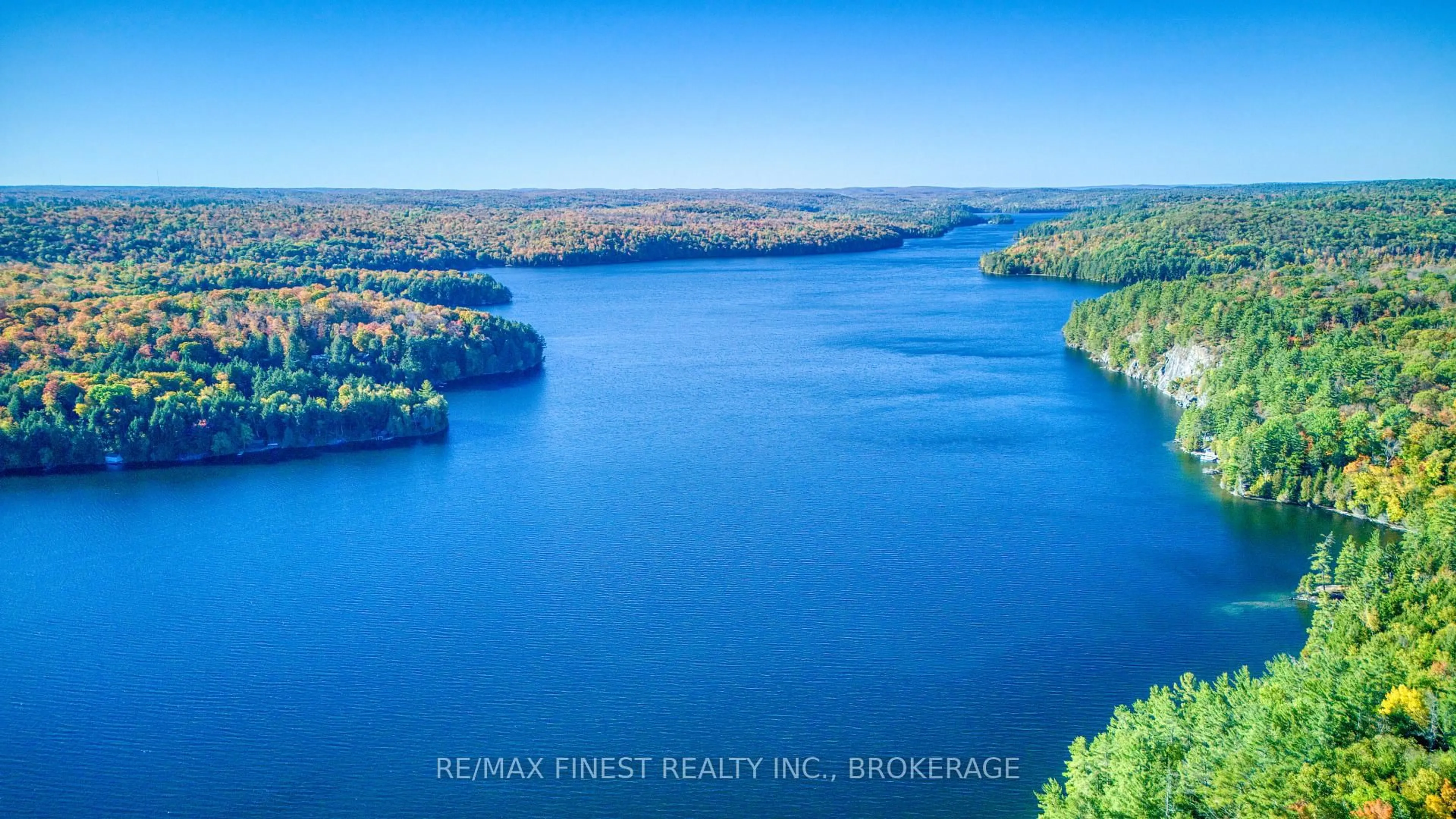 A pic from outside/outdoor area/front of a property/back of a property/a pic from drone, water/lake/river/ocean view for 1778 Brule Lake Rd, Plevna Ontario K0H 2M0