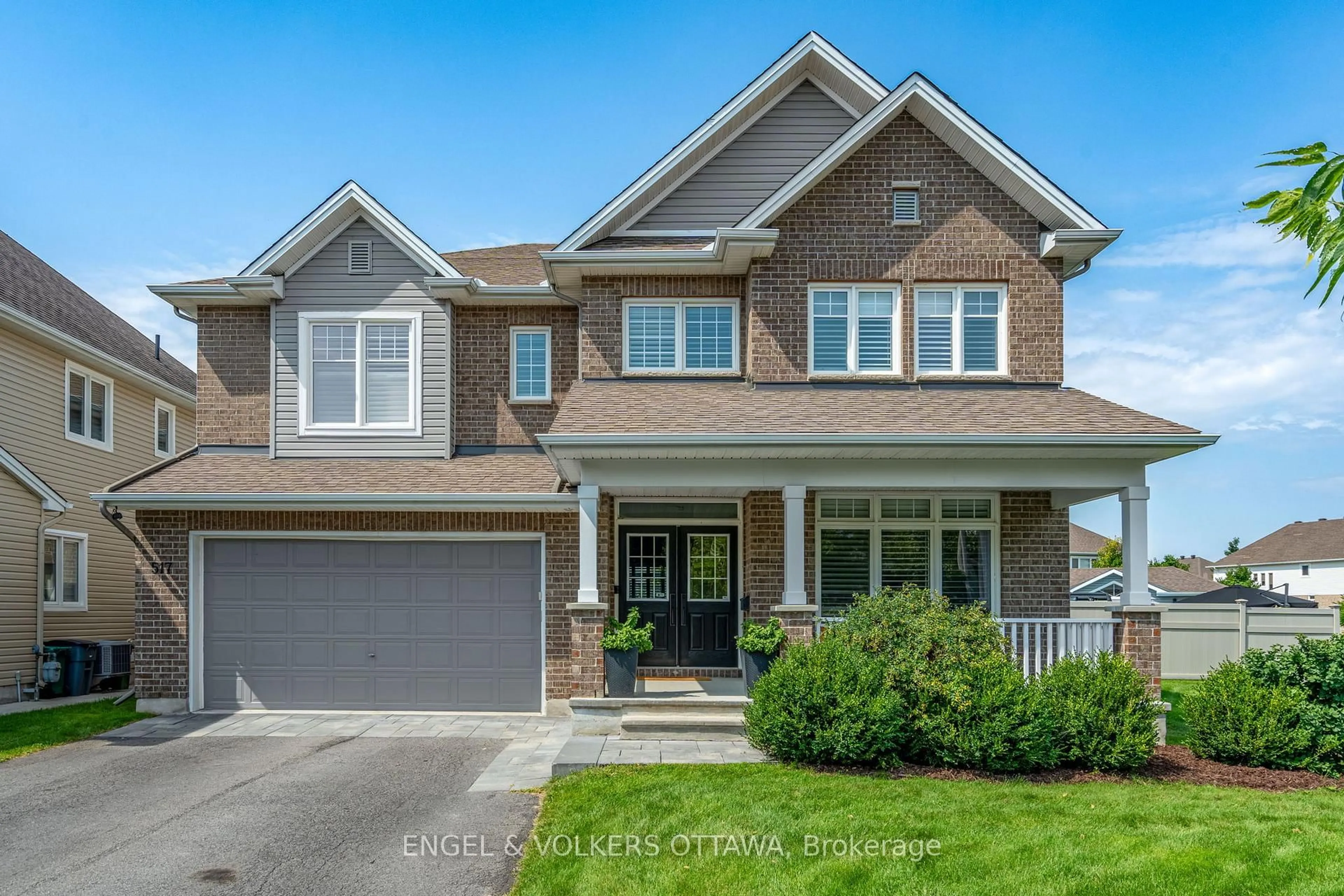 Home with brick exterior material, street for 517 Golden Sedge Way, Ottawa Ontario K1T 0G3