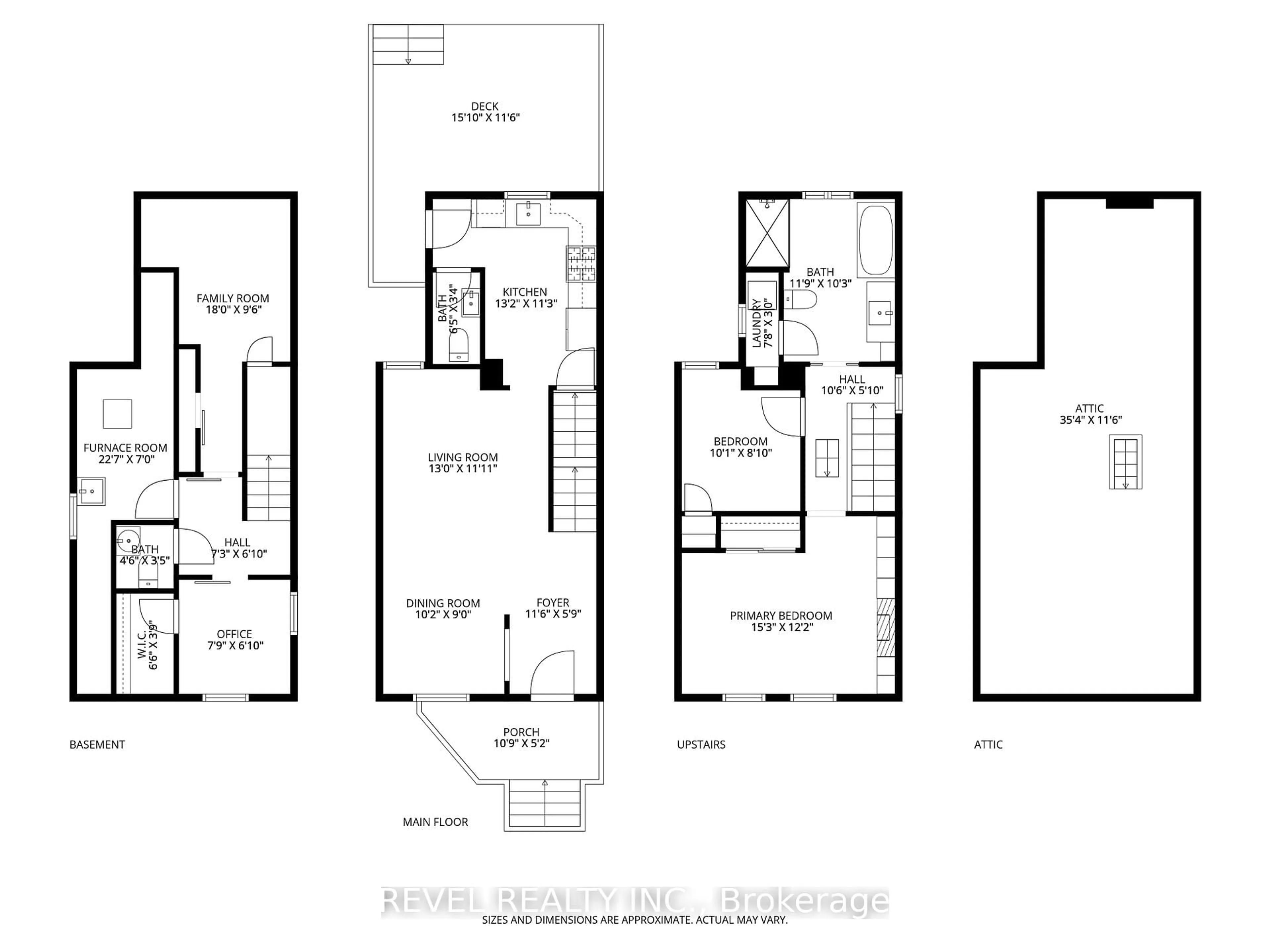 Floor plan for 14 Mars Ave, Hamilton Ontario L8L 3V8