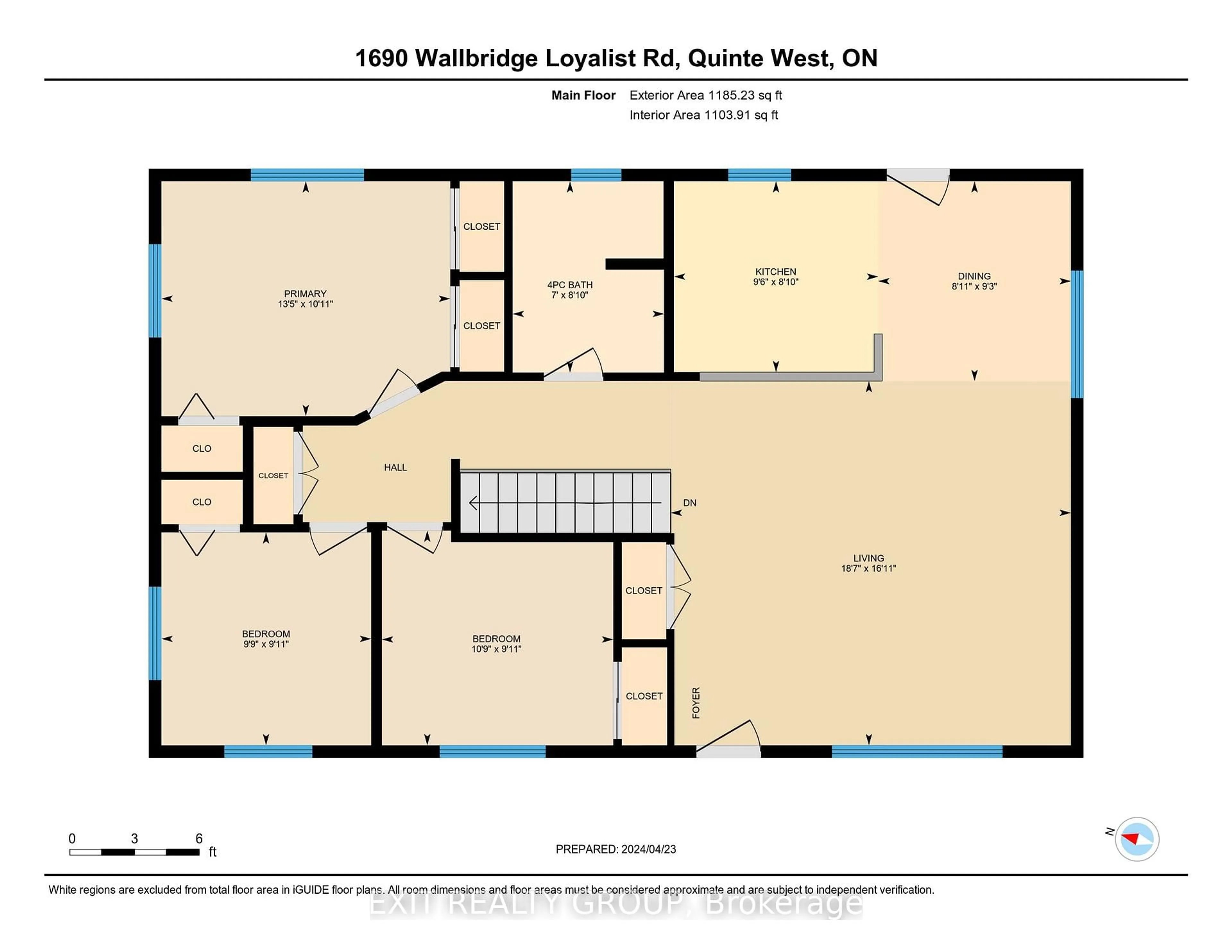 Floor plan for 1690 Wallbridge Loyalist Rd, Belleville Ontario K8N 4Z5