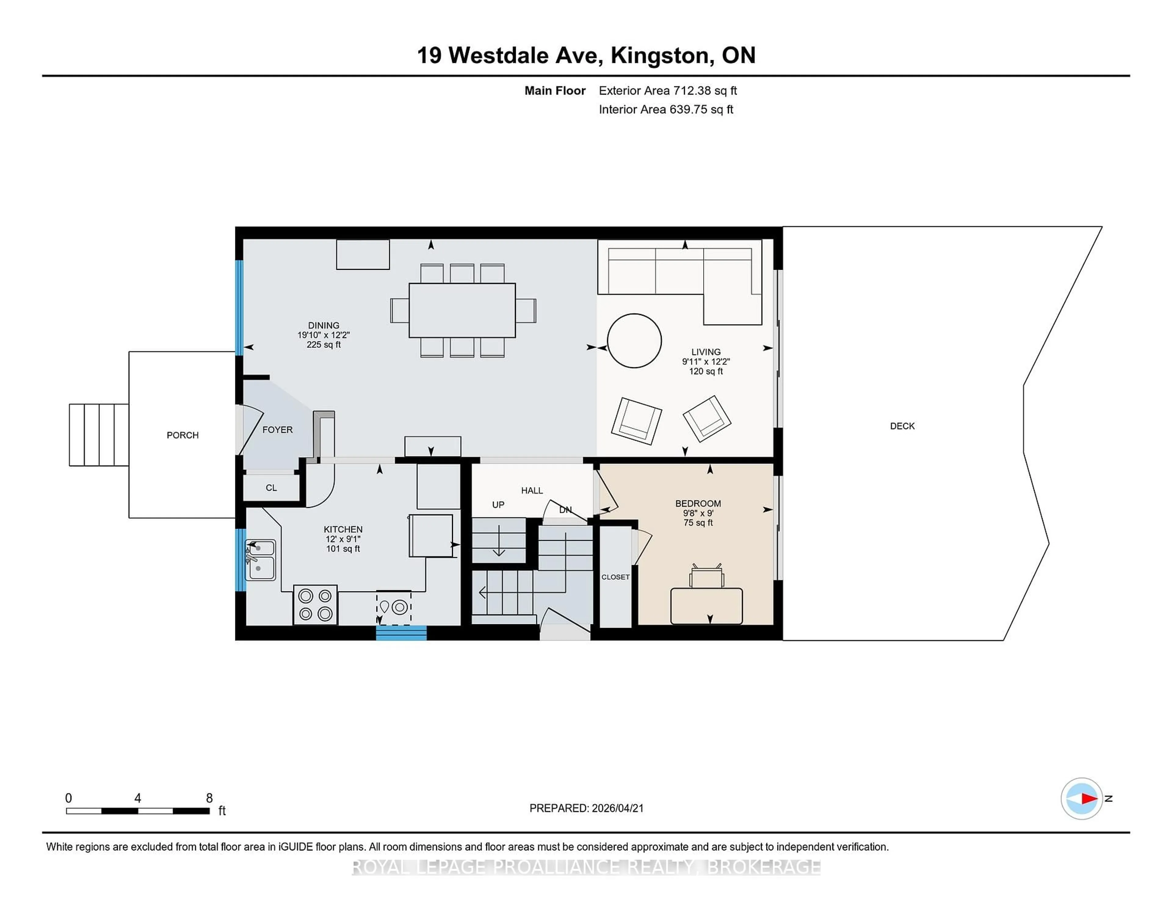 Floor plan for 19 Westdale Ave, Kingston Ontario K7L 4S1