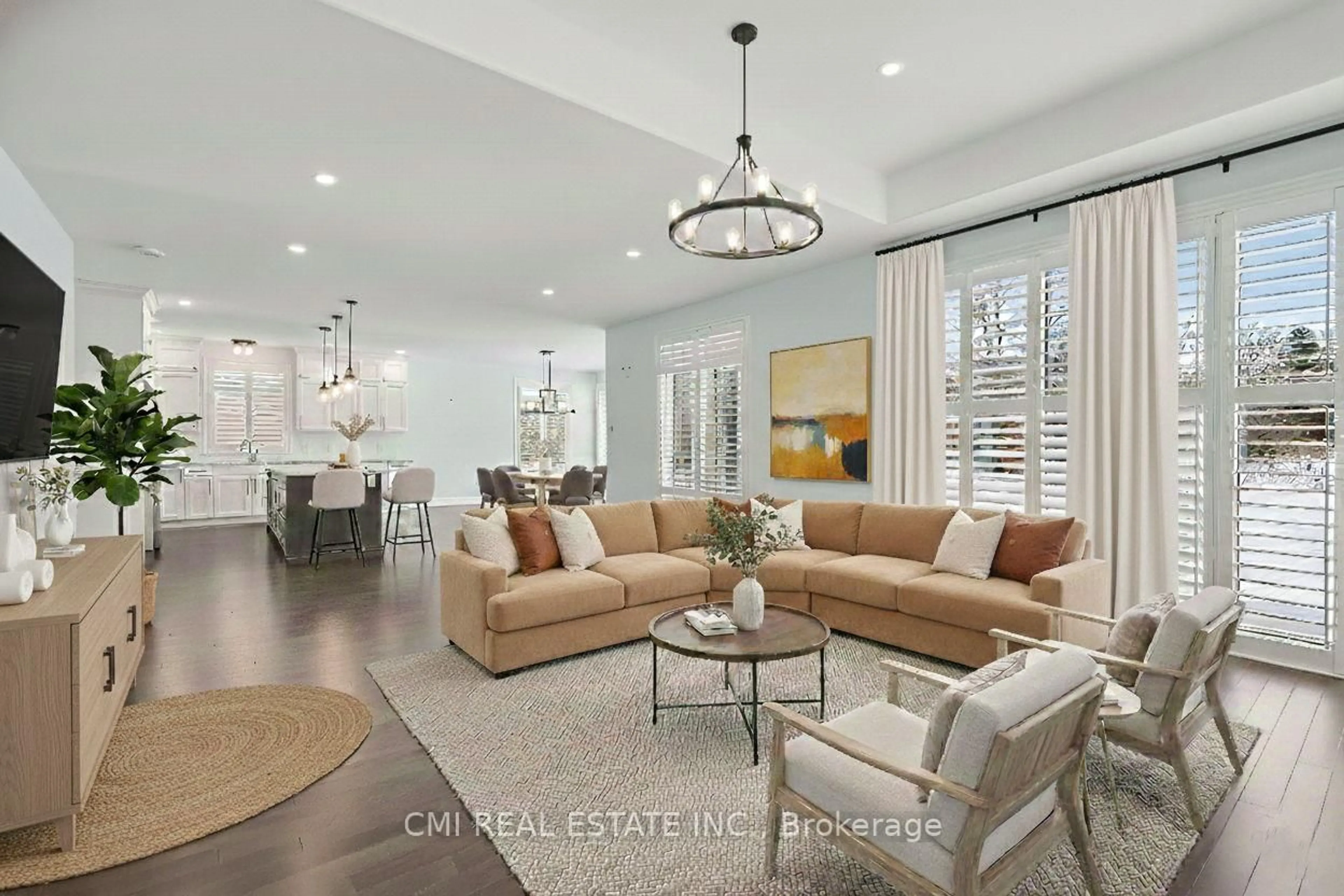 Living room with furniture, ceramic/tile floor for 158 Cherrywood Pkwy, Greater Napanee Ontario K7R 0E2