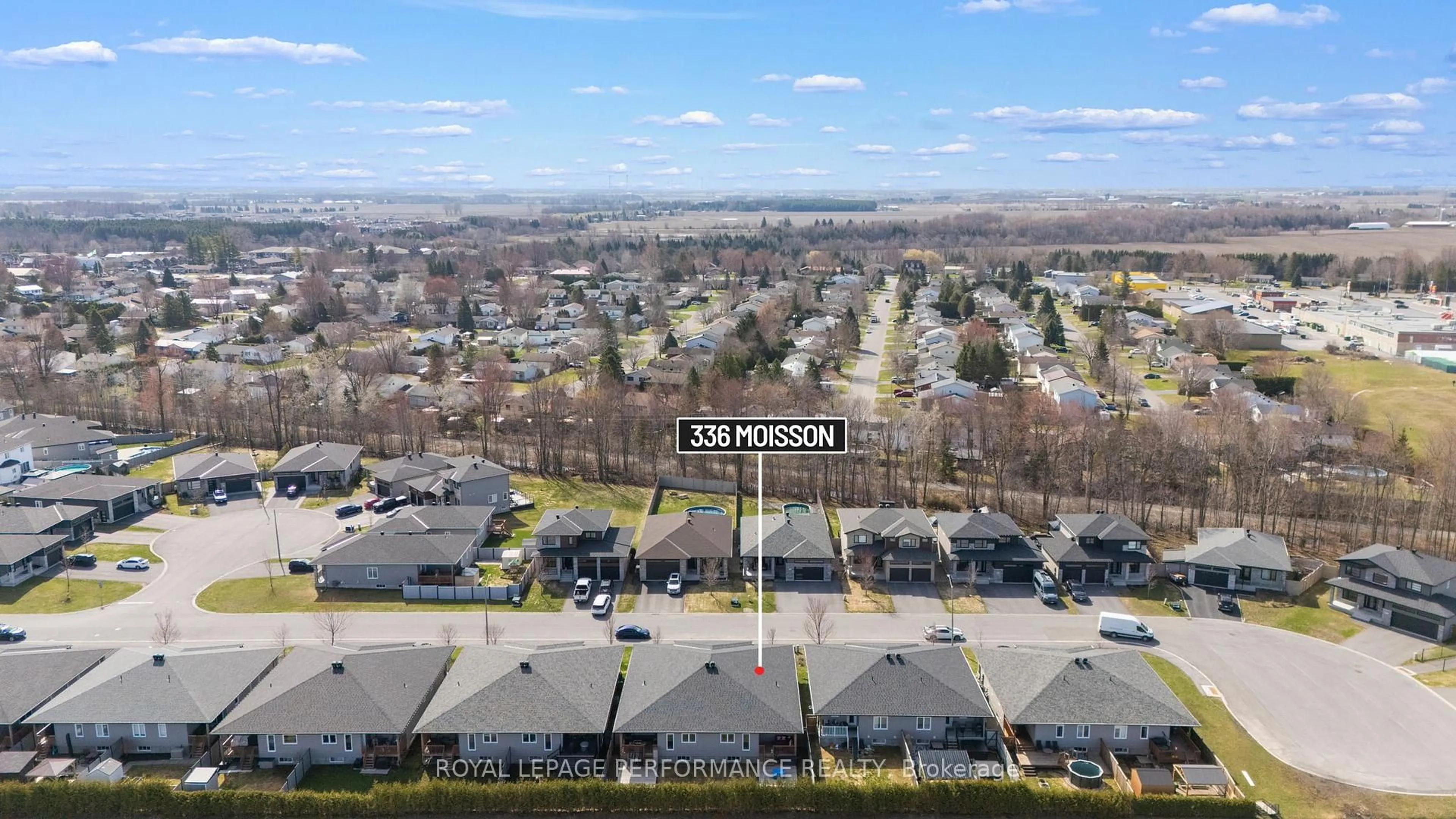 A pic from outside/outdoor area/front of a property/back of a property/a pic from drone, unknown for 336 Moisson St, Russell Ontario K0A 1W0