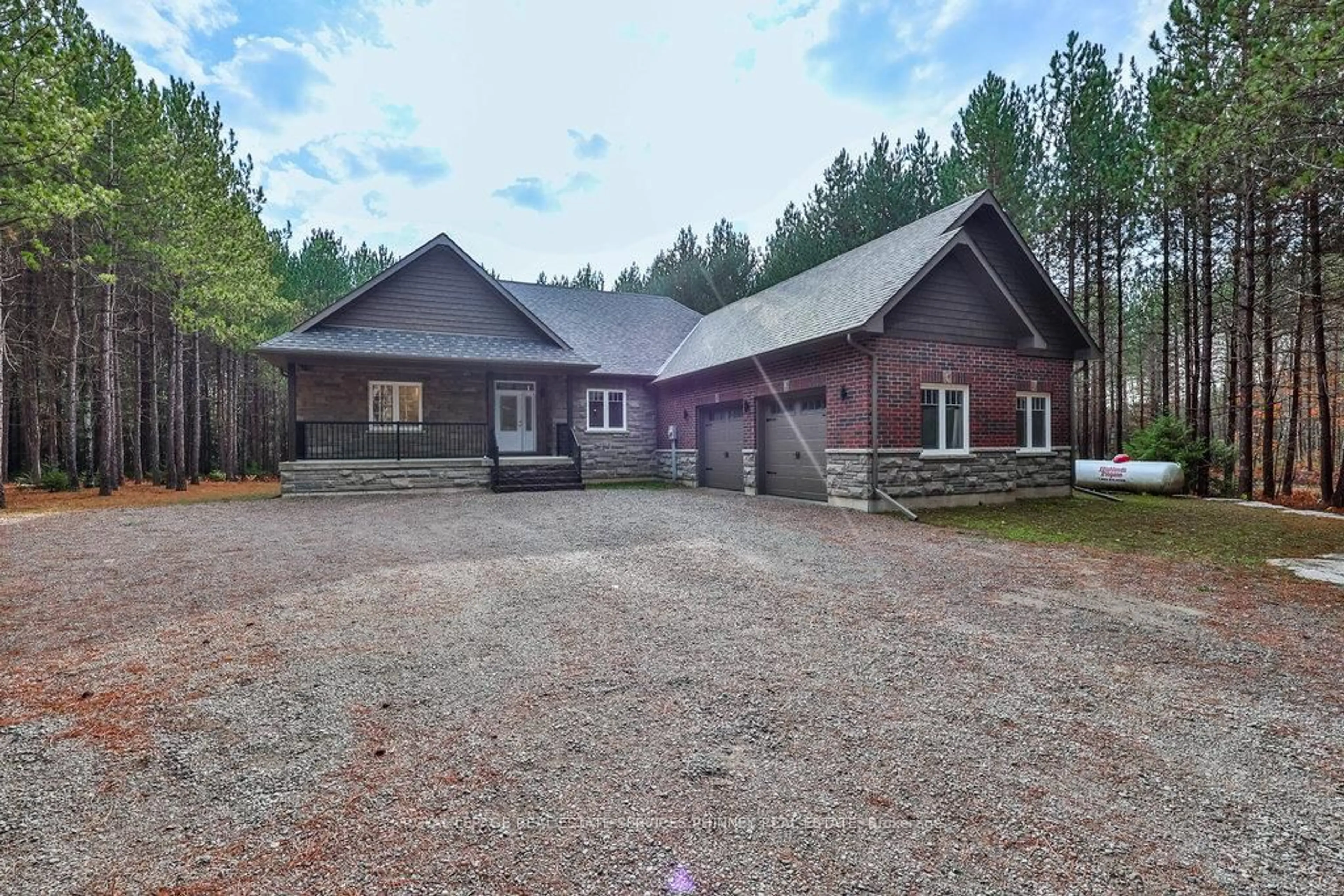 A pic from outside/outdoor area/front of a property/back of a property/a pic from drone, unknown for 72 Harmonious Dr, Kawartha Lakes Ontario K0M 1N0