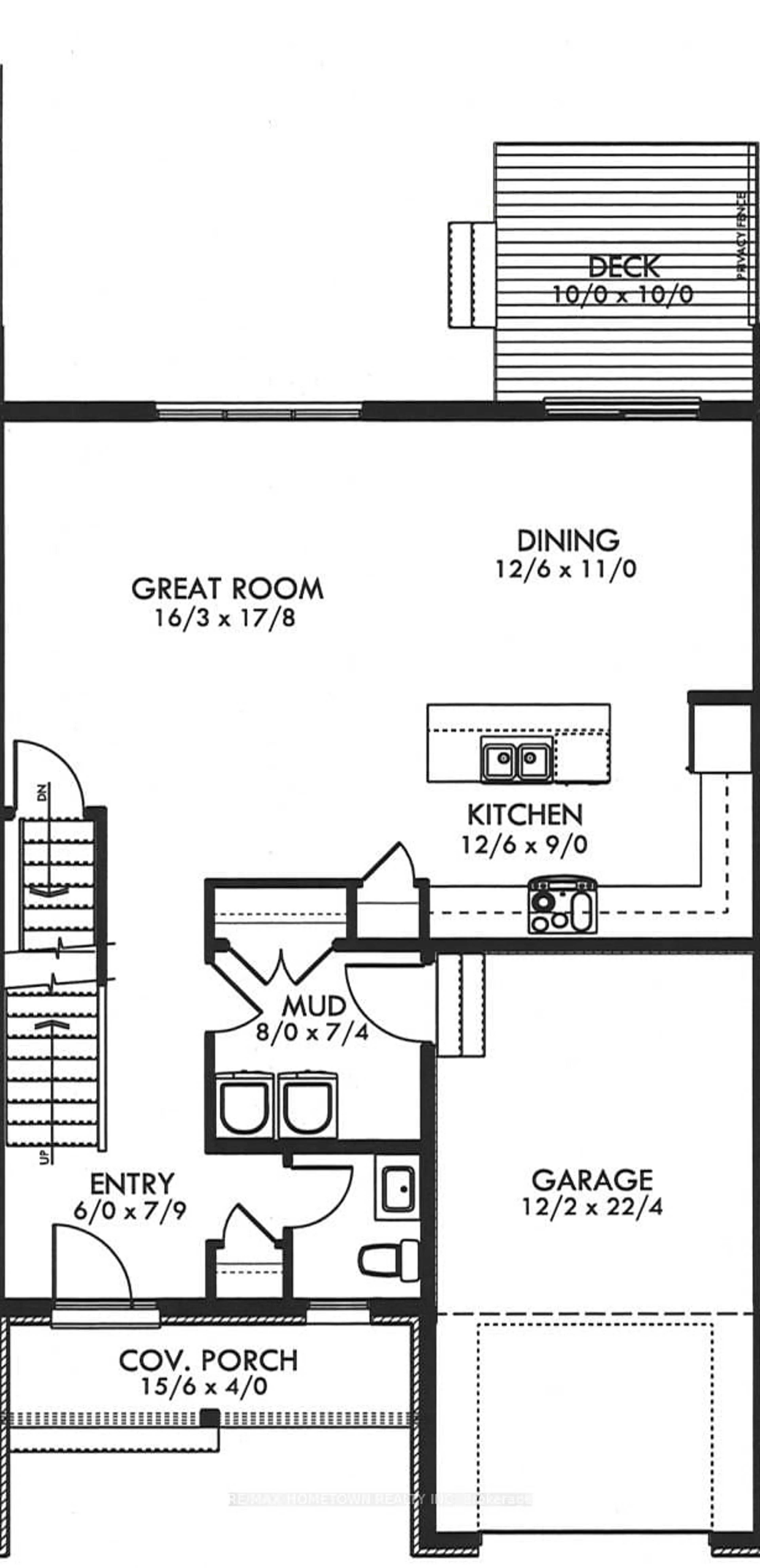 Floor plan for 1009 Dobbie St, Brockville Ontario K6V 7N1