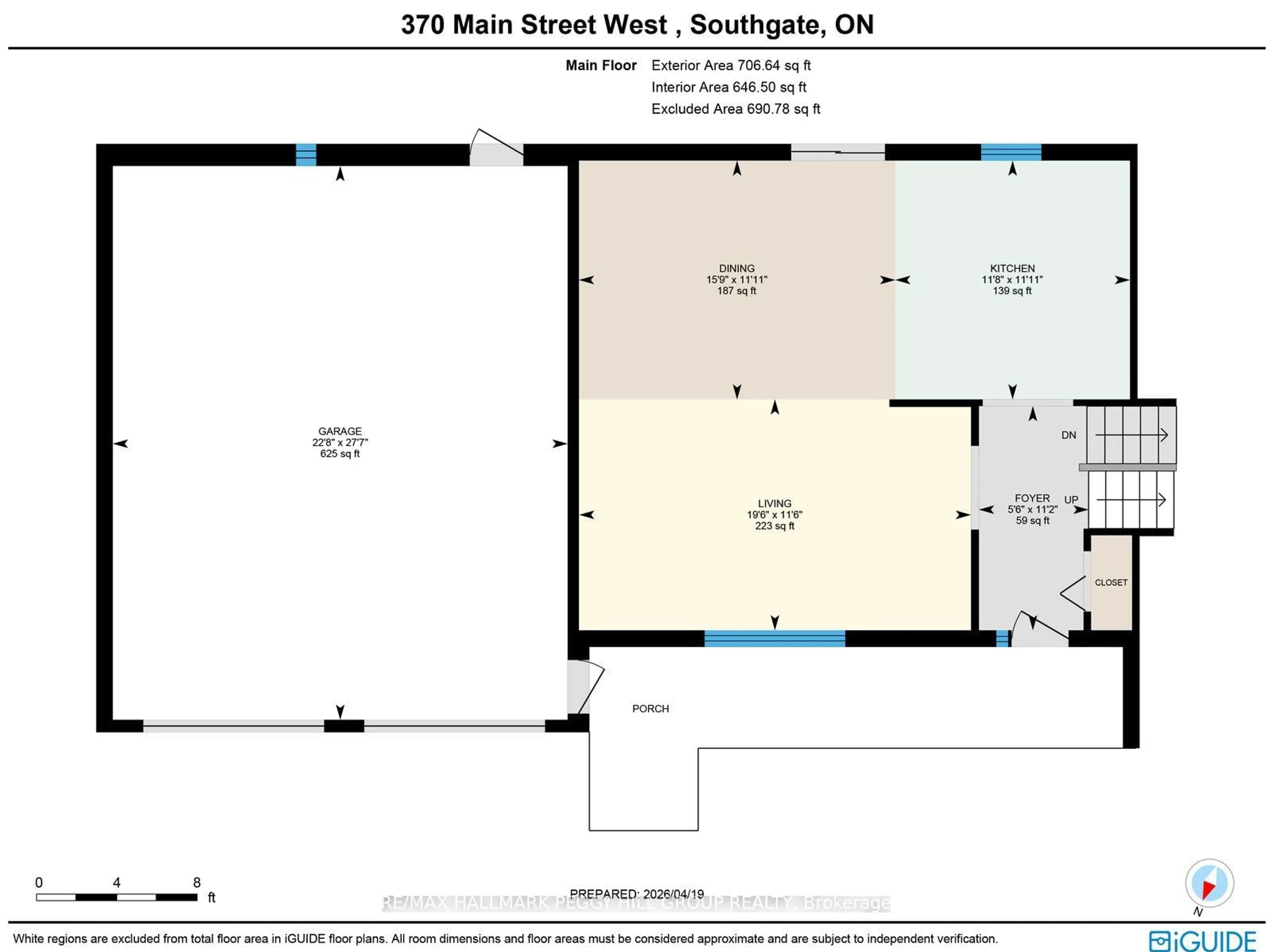 Floor plan for 370 Main St, Southgate Ontario N0C 1B0