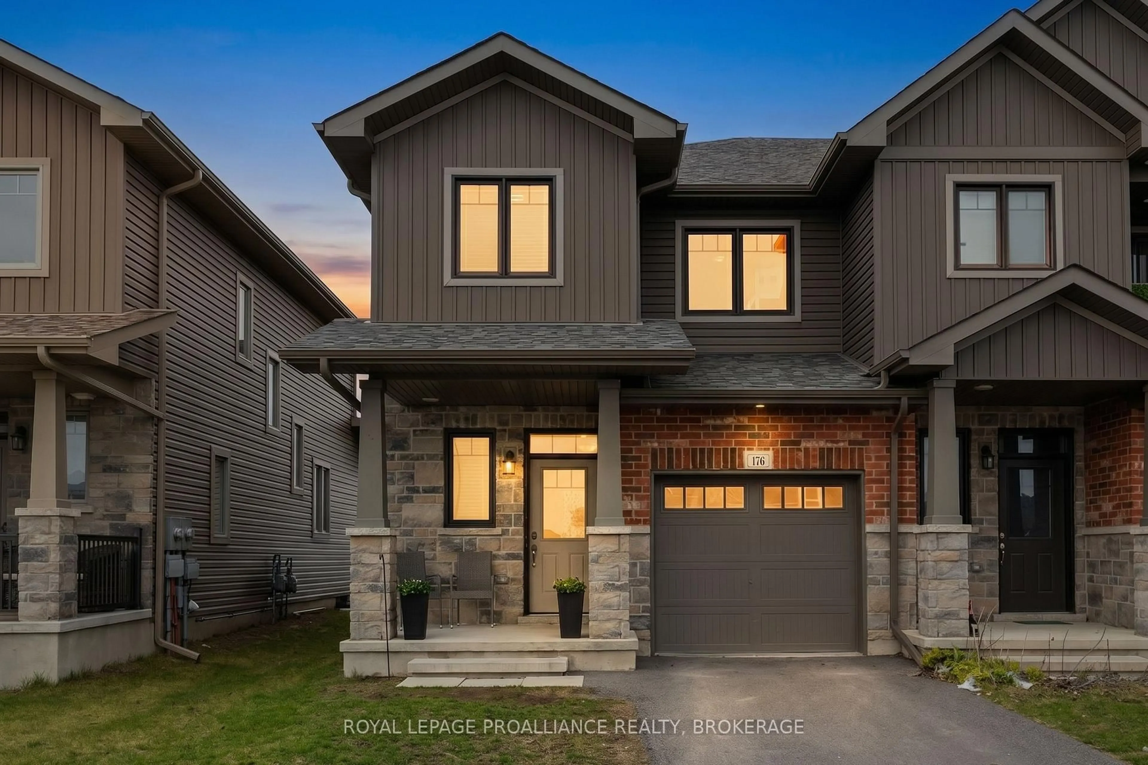 Home with brick exterior material, street for 176 Dr Richard James Cres, Loyalist Ontario K7N 0B9