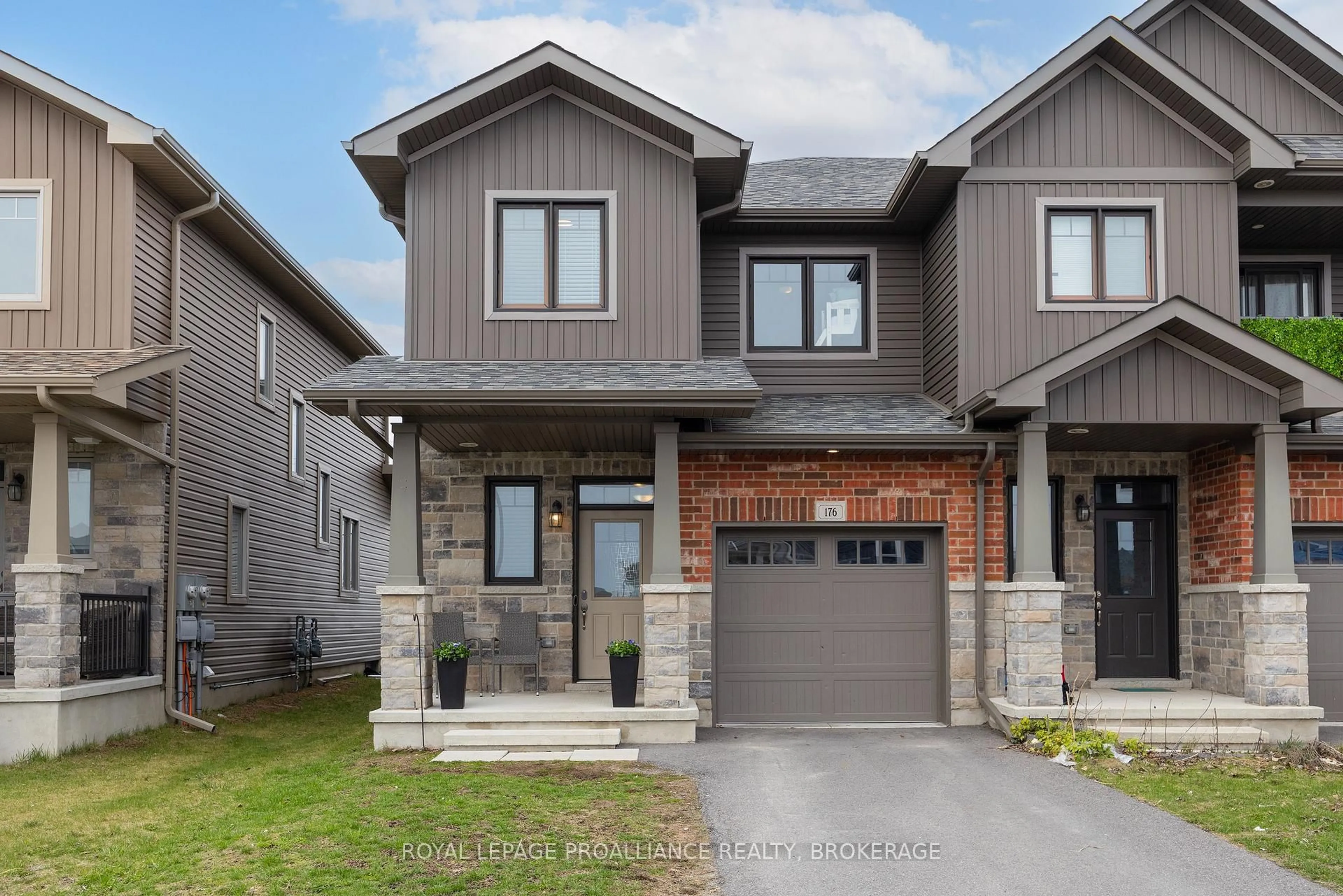 Home with brick exterior material, street for 176 Dr Richard James Cres, Loyalist Ontario K7N 0B9