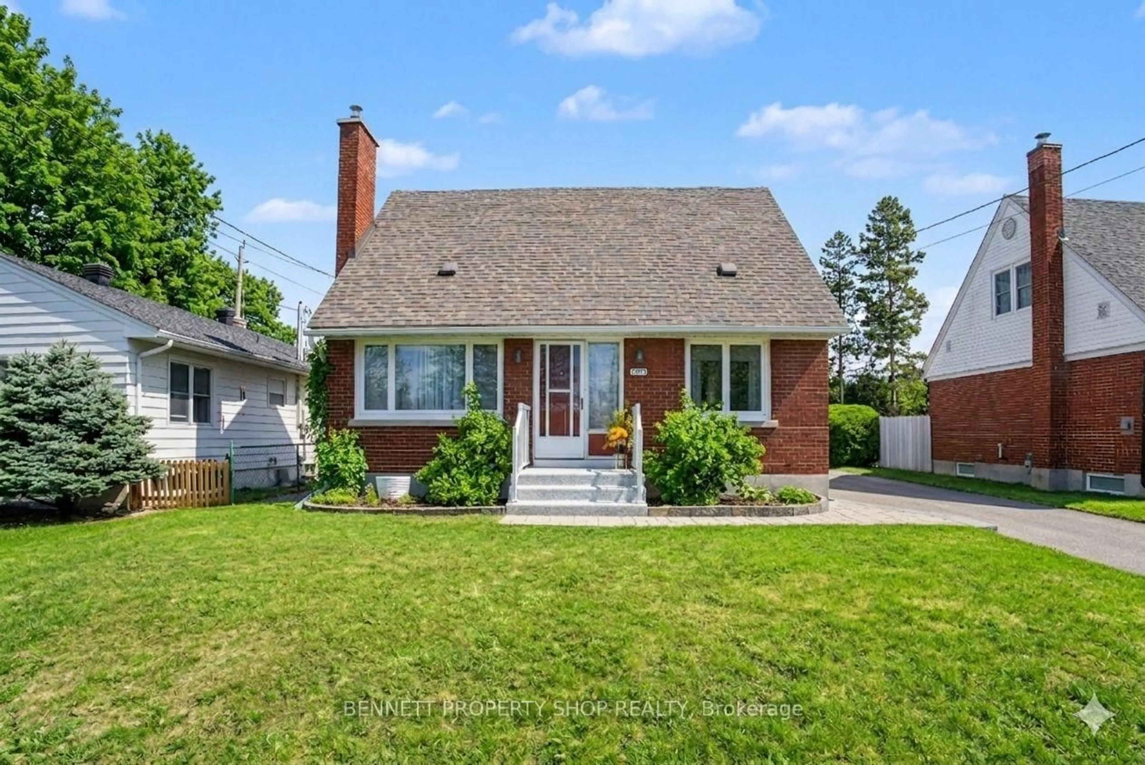 Home with brick exterior material, street for 1953 Saunderson Dr, Ottawa Ontario K1G 2C8