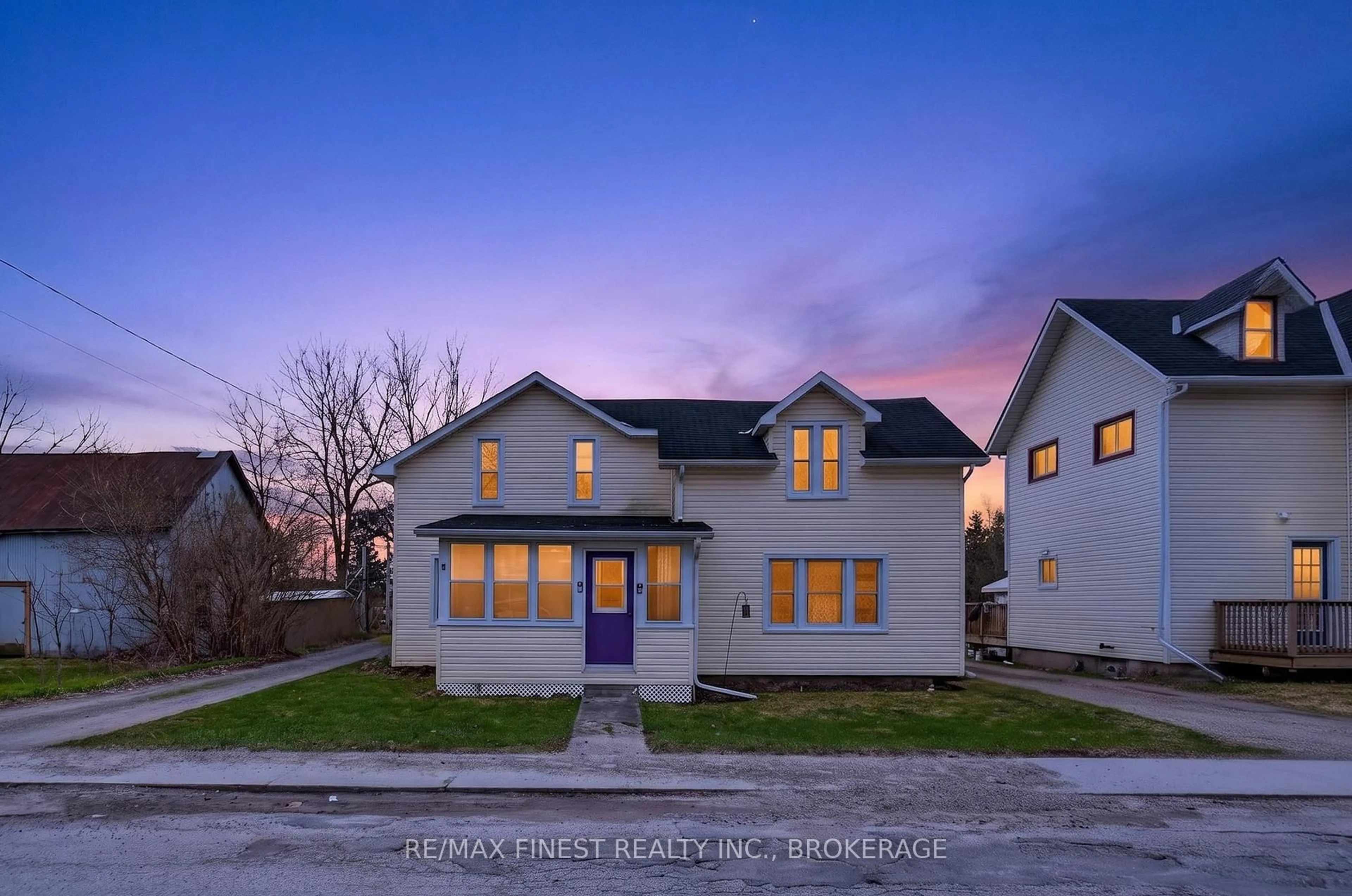 A pic from outside/outdoor area/front of a property/back of a property/a pic from drone, street for 4 Gilbert St, Lansdowne Village Ontario K0E 1L0