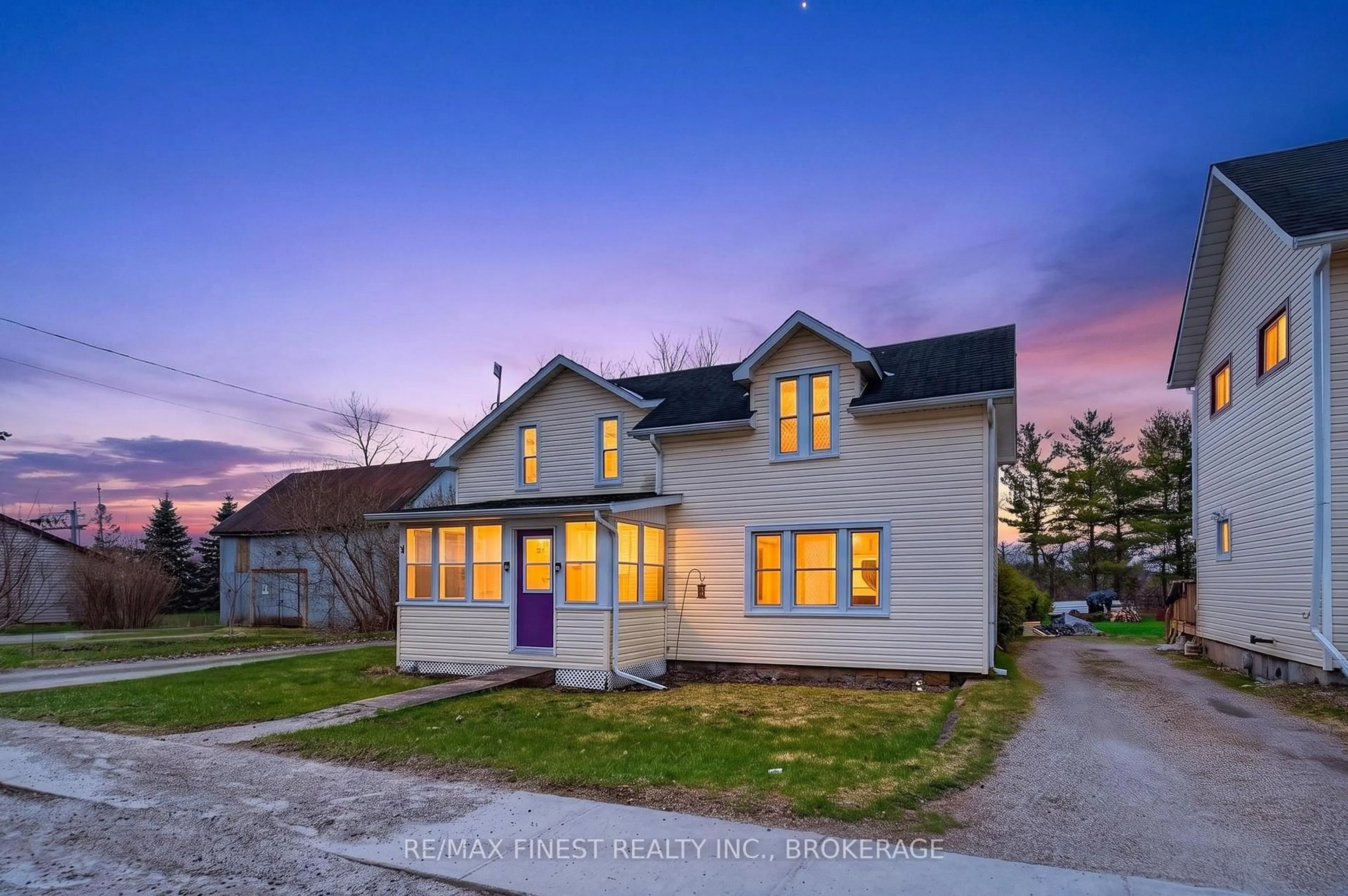 A pic from outside/outdoor area/front of a property/back of a property/a pic from drone, street for 4 Gilbert St, Lansdowne Village Ontario K0E 1L0