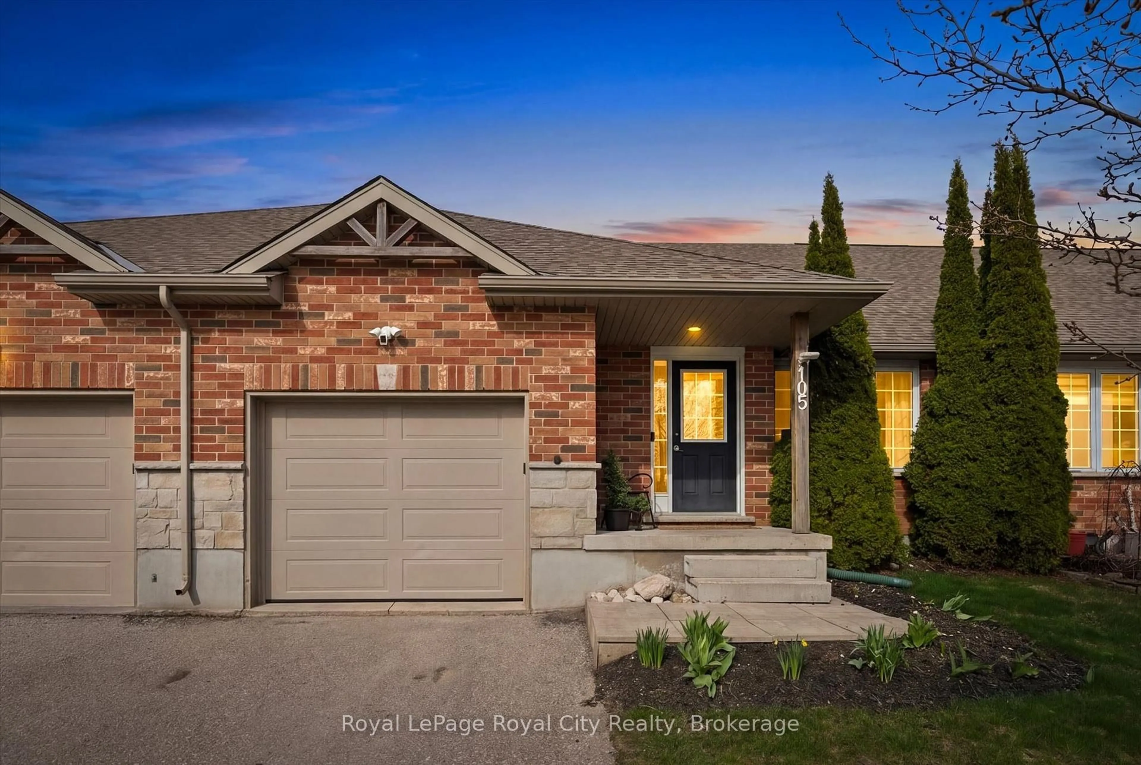 Home with brick exterior material, street for 105 Spencer Dr, Centre Wellington Ontario N0B 1S0