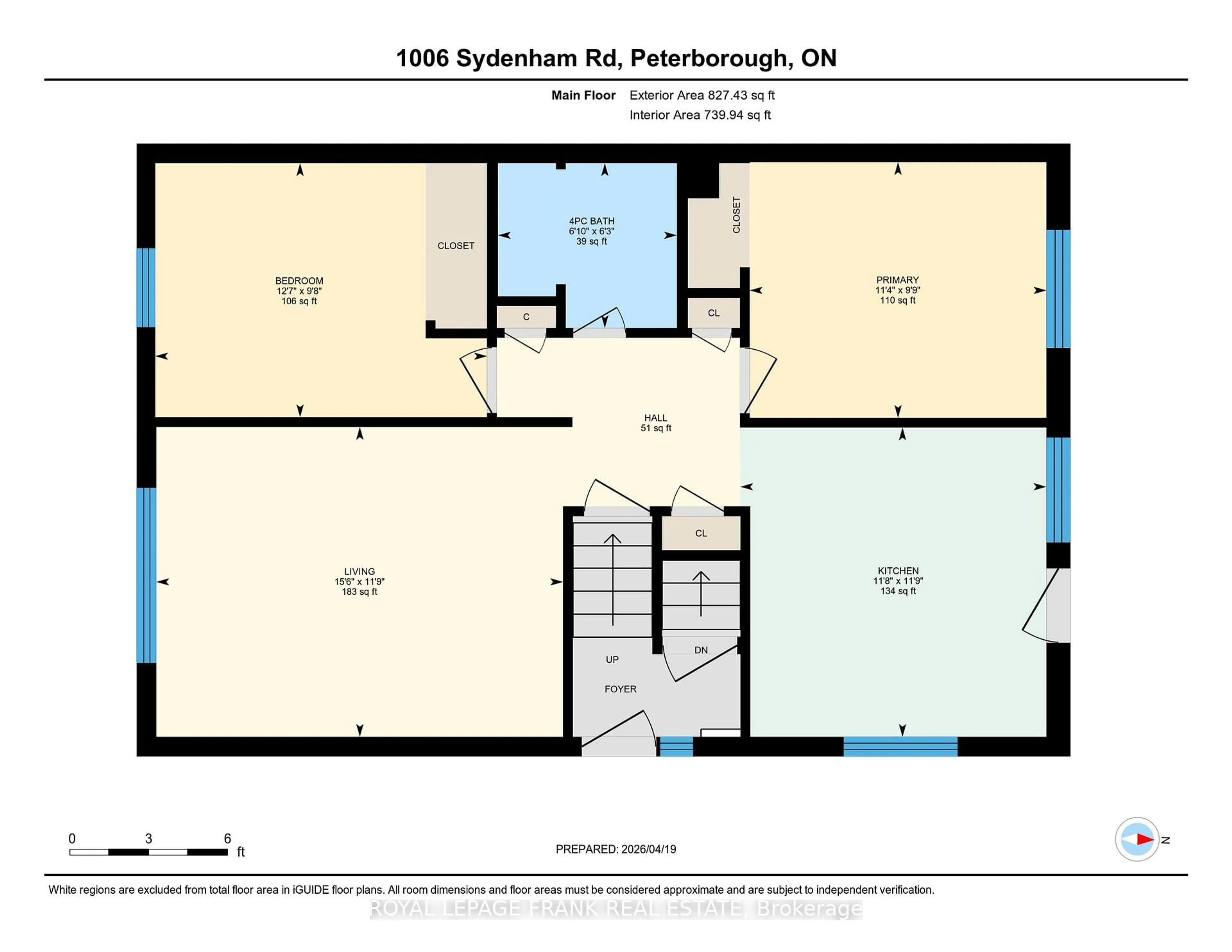 Floor plan for 1006 Sydenham Rd, Peterborough Ontario K9J 1K7