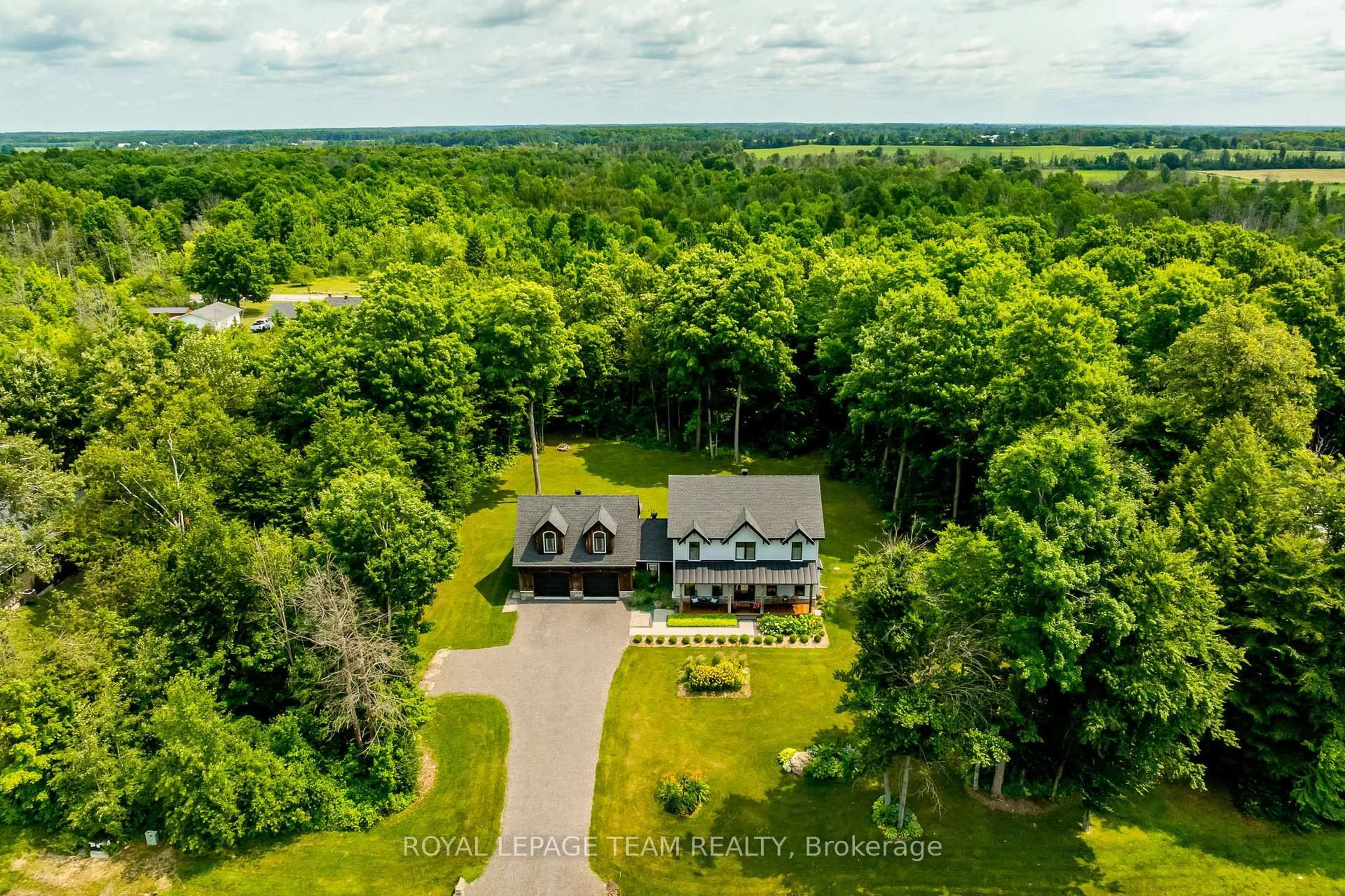 A pic from outside/outdoor area/front of a property/back of a property/a pic from drone, water/lake/river/ocean view for 103 Brookberry Cres, North Grenville Ontario K0G 1J0