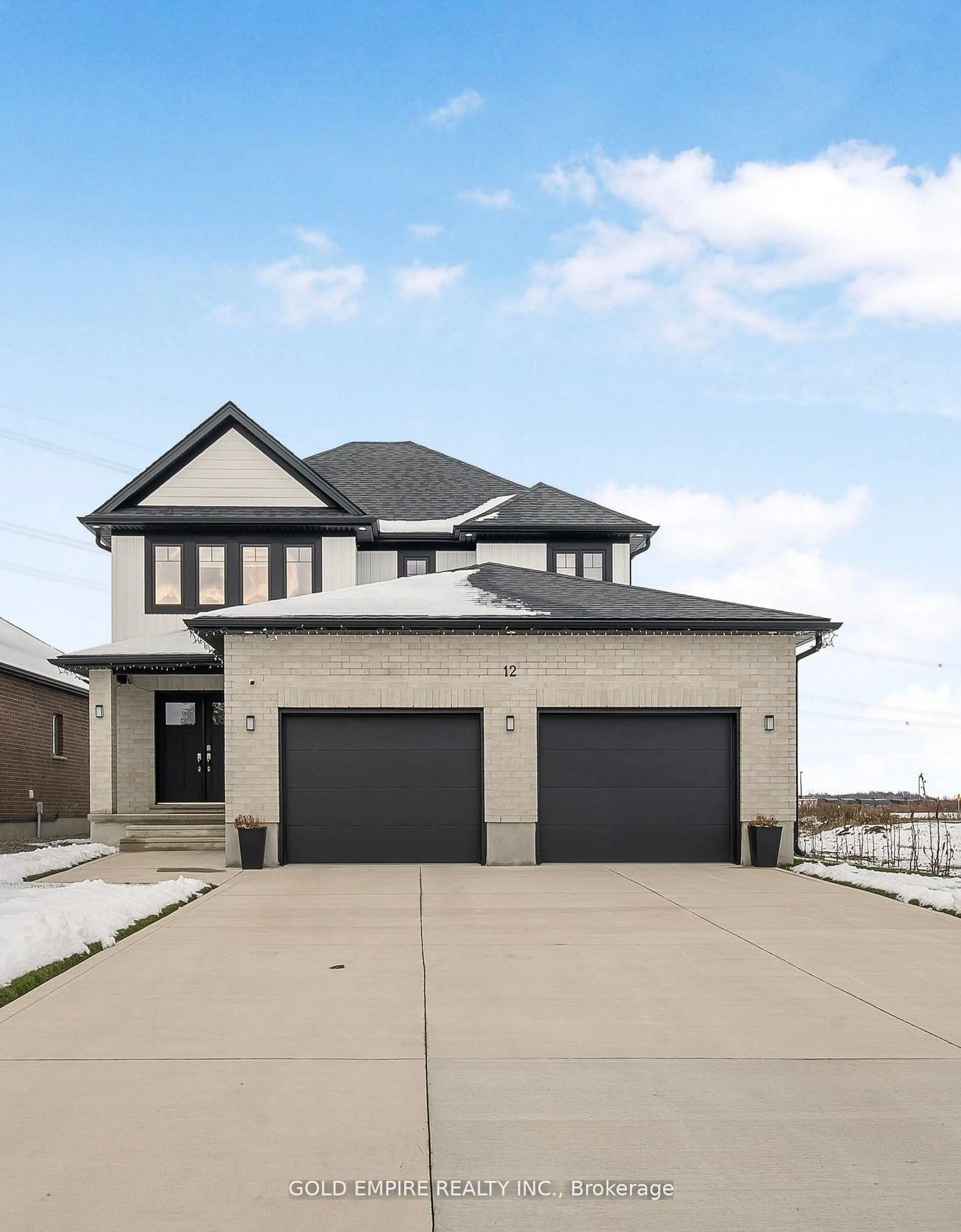 Home with brick exterior material, street for 12 REA Crt, Southwold Ontario N6L 1M1