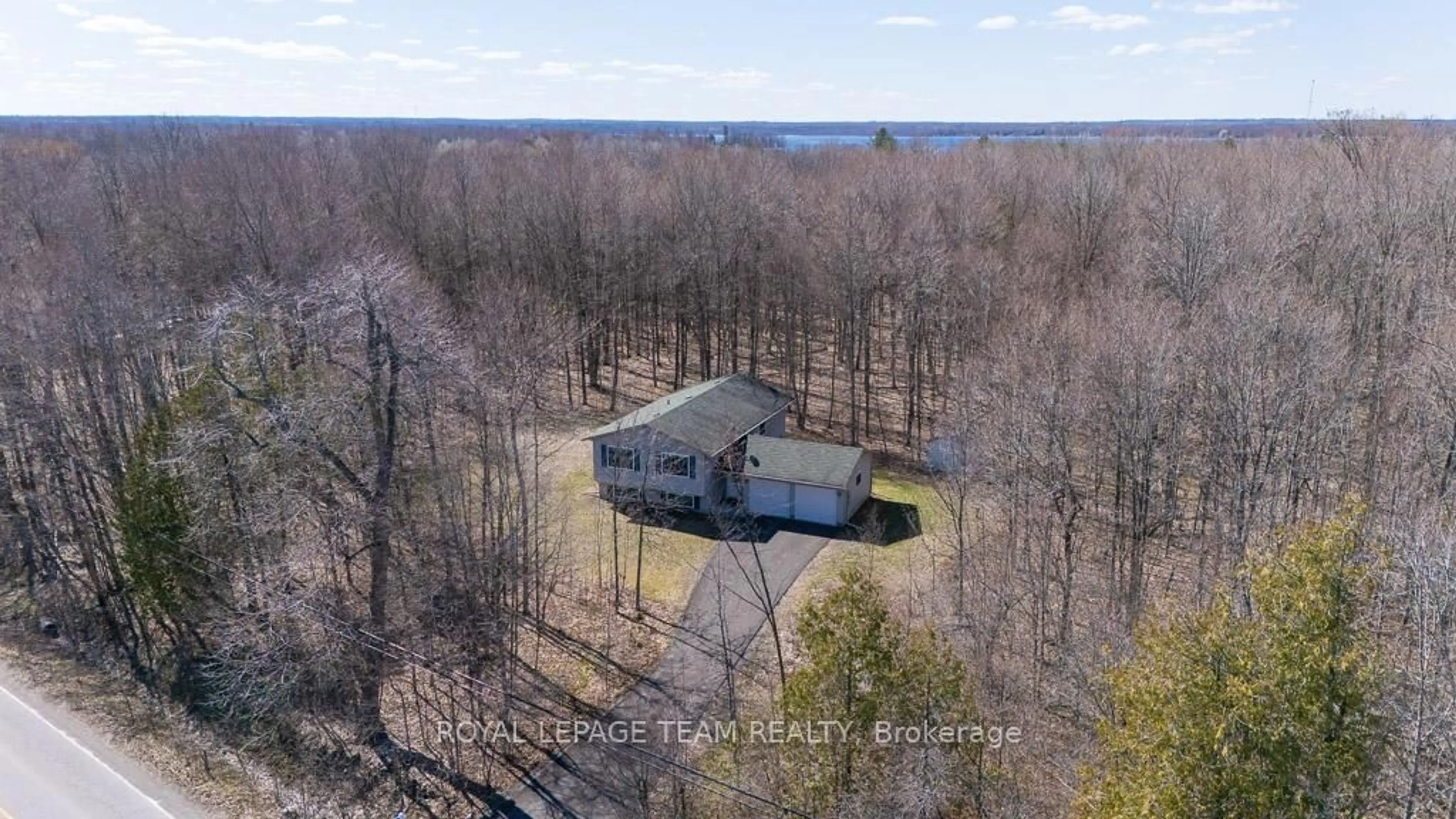 A pic from outside/outdoor area/front of a property/back of a property/a pic from drone, water/lake/river/ocean view for 480 Lake Park Rd, Carleton Place Ontario K7C 3P2