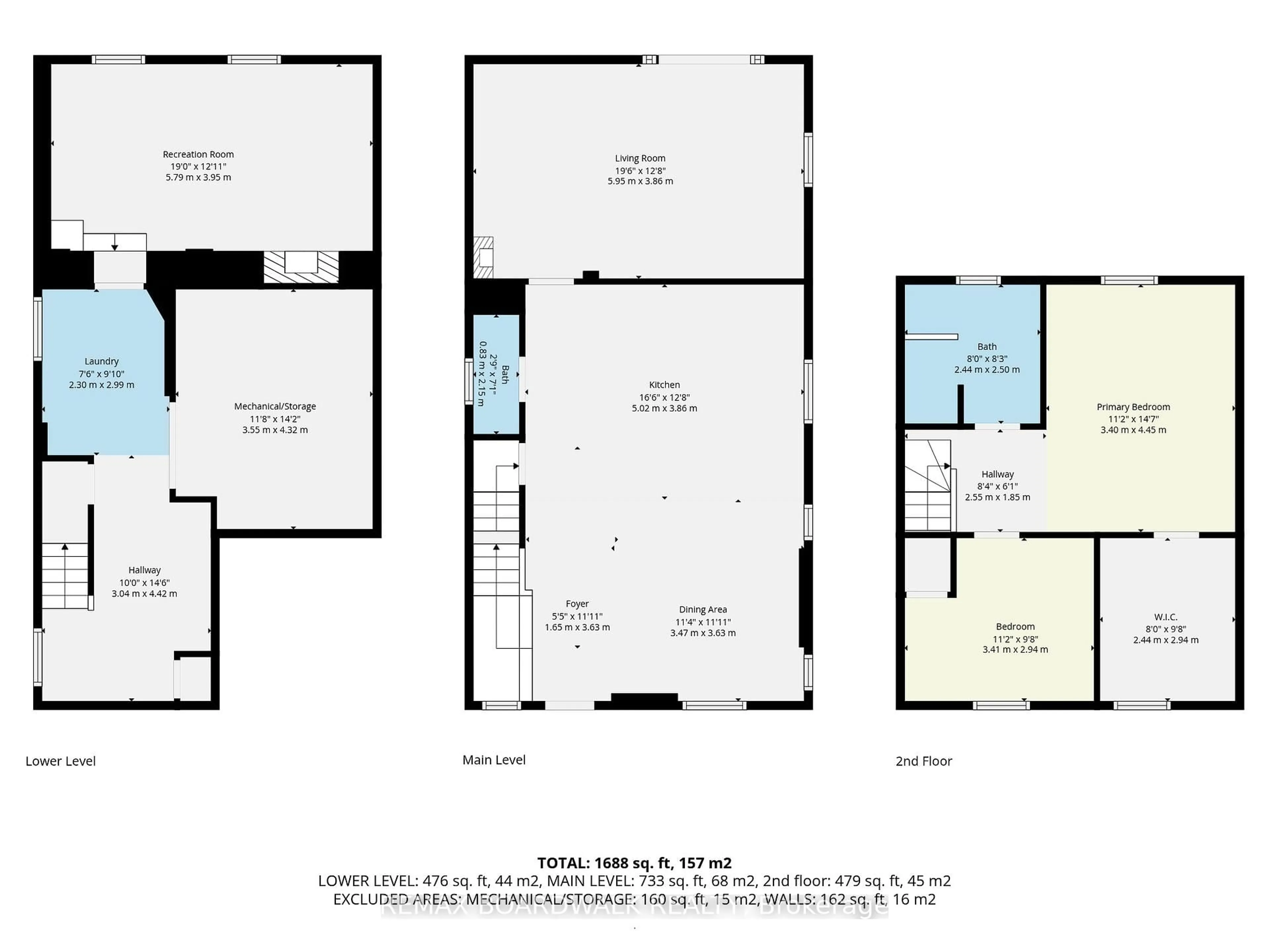 Floor plan for 154 Queen Mary St, Ottawa Ontario K1K 1X5