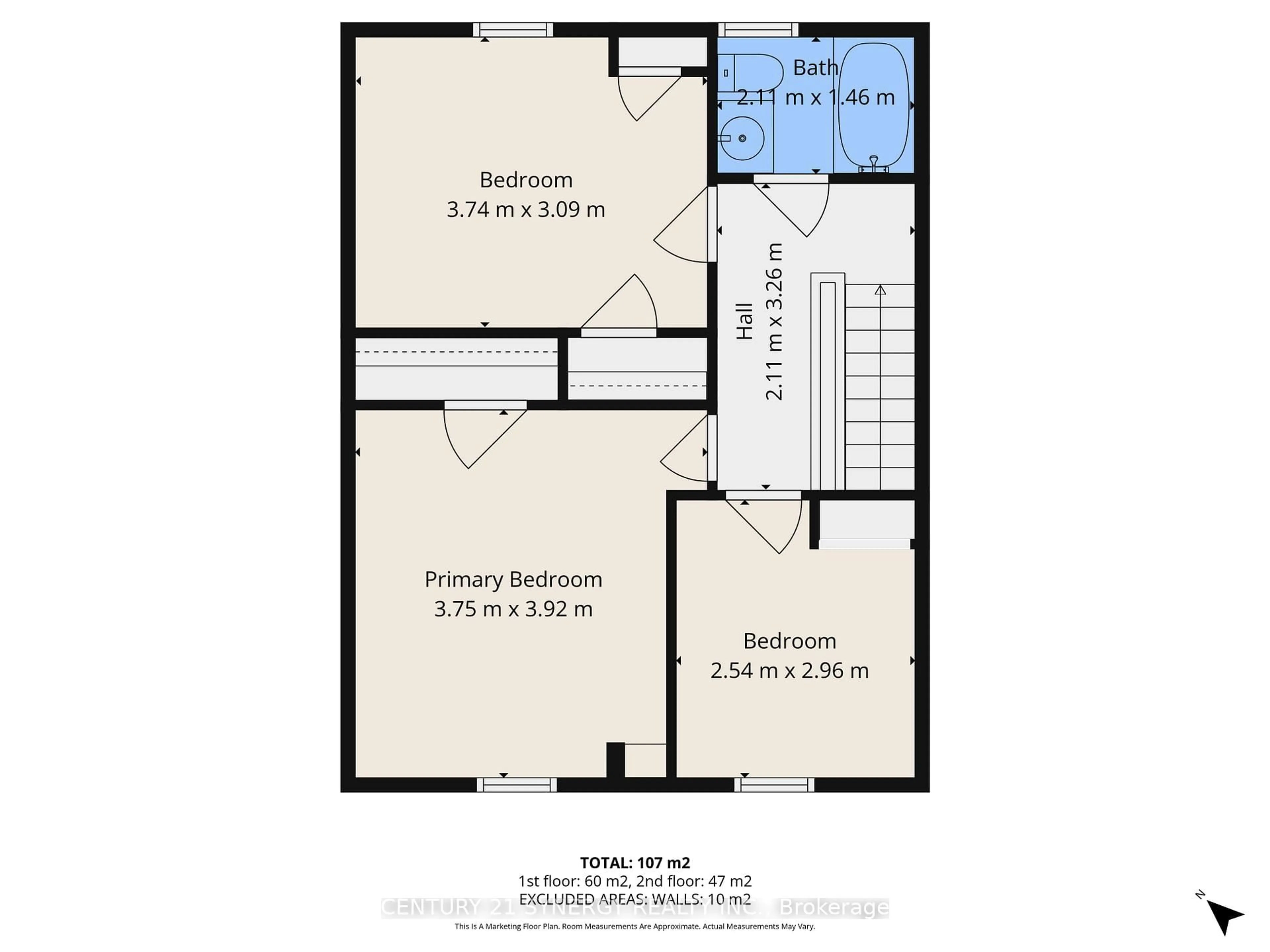 Floor plan for 33 Napoleon St, Carleton Place Ontario K7C 2X4