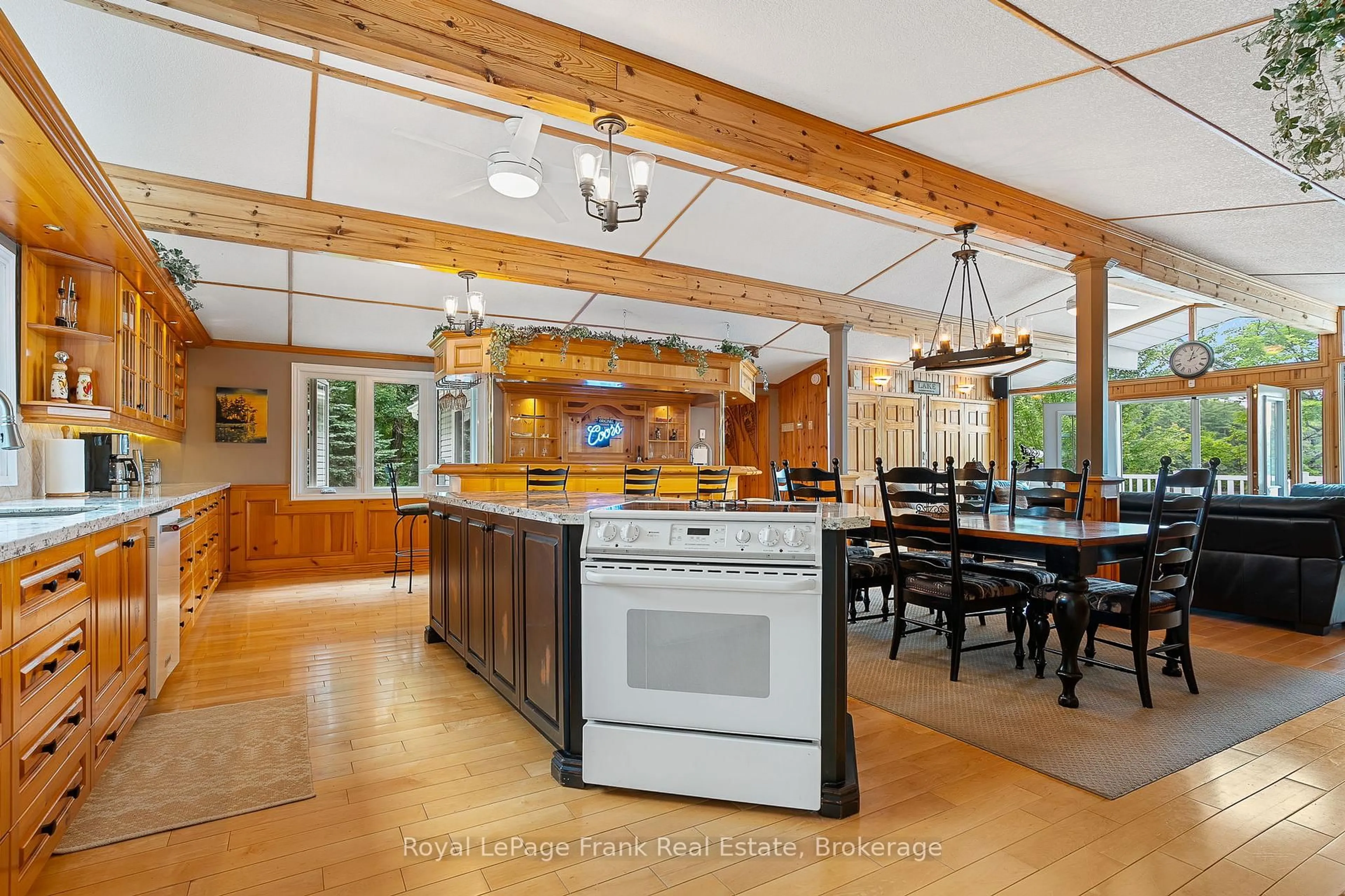 Open concept kitchen, unknown for 1019 Carnation Lane, Dysart et al Ontario K0M 1S0
