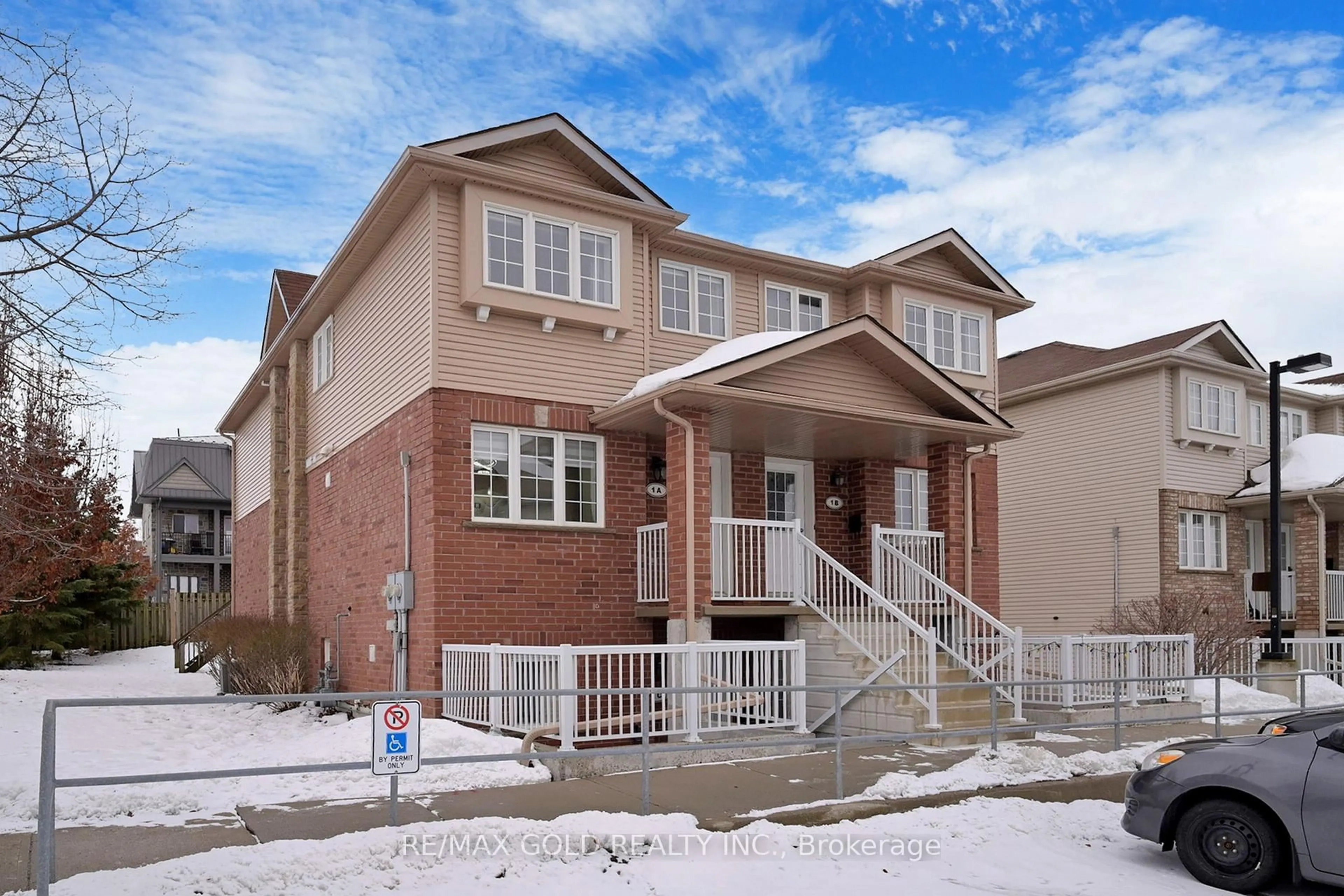 Home with brick exterior material, street for 50 Howe Dr #1A, Kitchener Ontario N2E 0A3