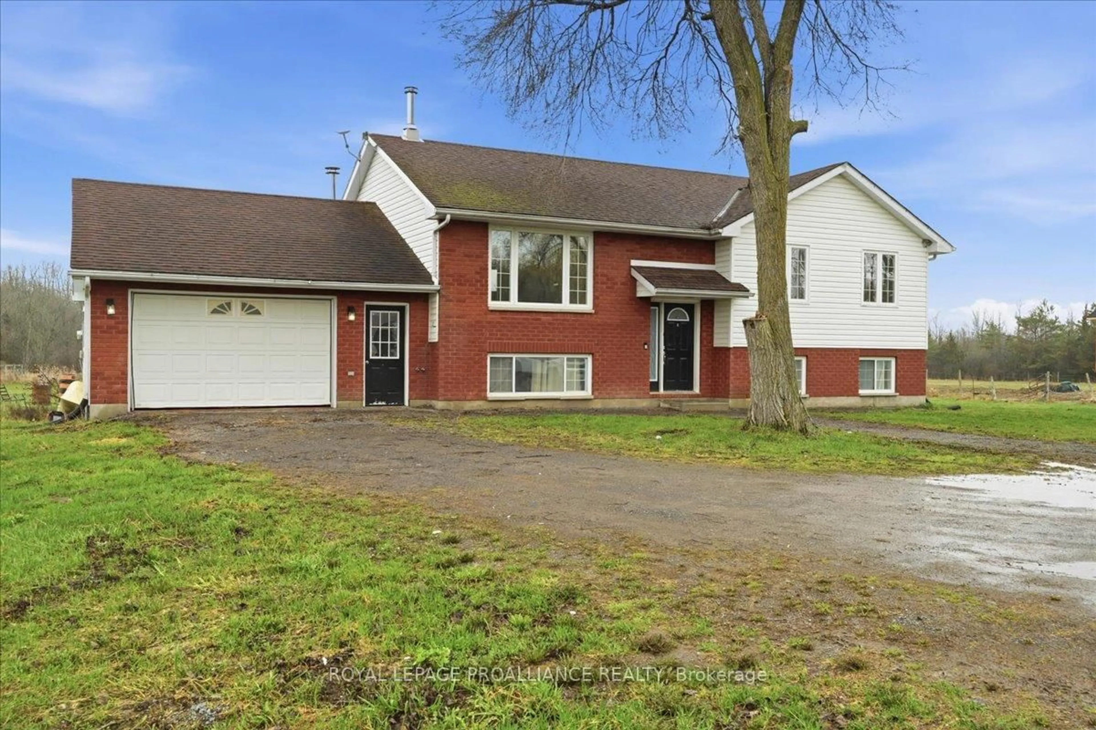 A pic from outside/outdoor area/front of a property/back of a property/a pic from drone, street for 1530 Blessington Rd, Corbyville Ontario K0K 1V0