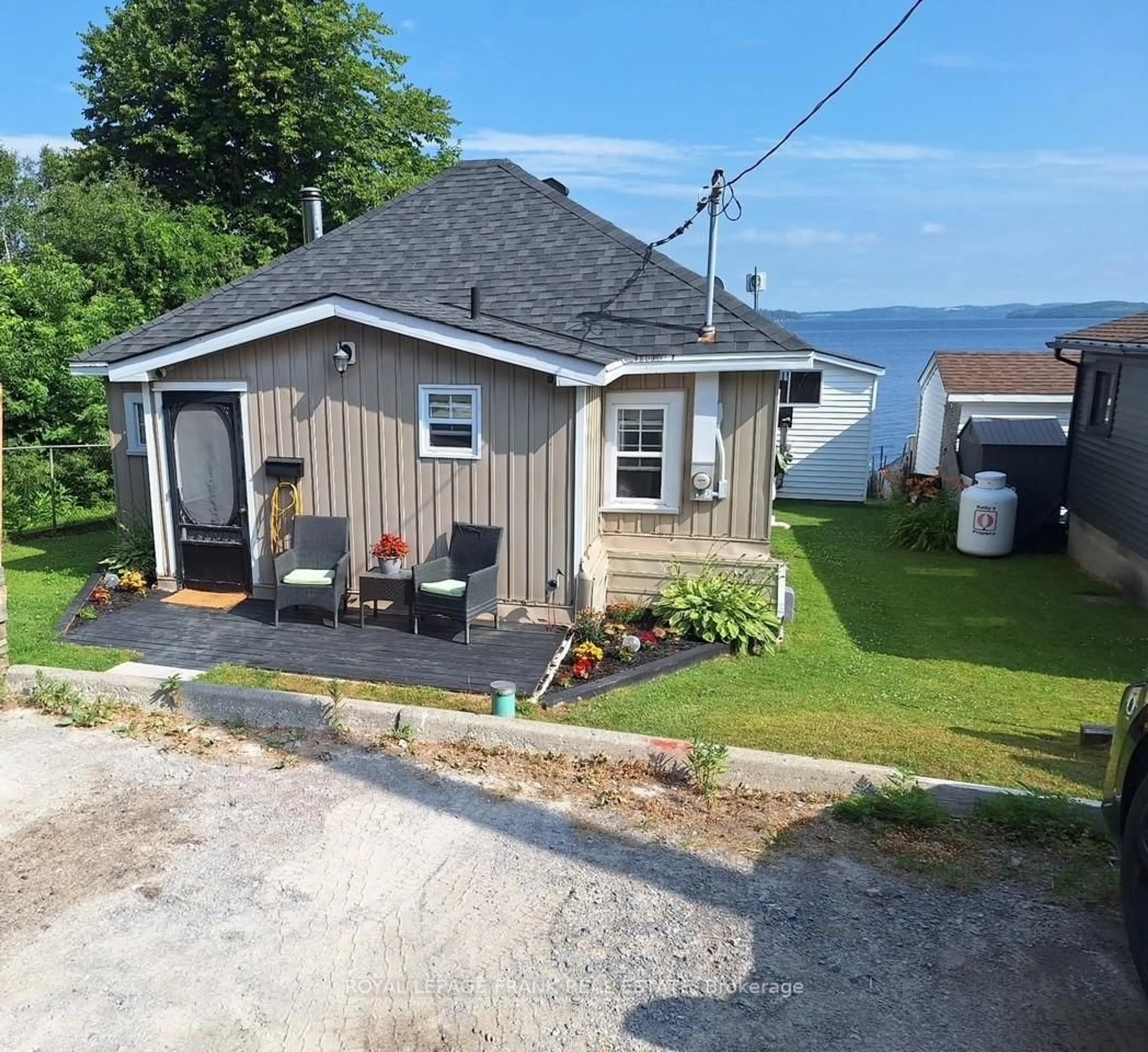 A pic from outside/outdoor area/front of a property/back of a property/a pic from drone, water/lake/river/ocean view for 6108 Curtis Point Rd #17, Alnwick/Haldimand Ontario K0K 2X0