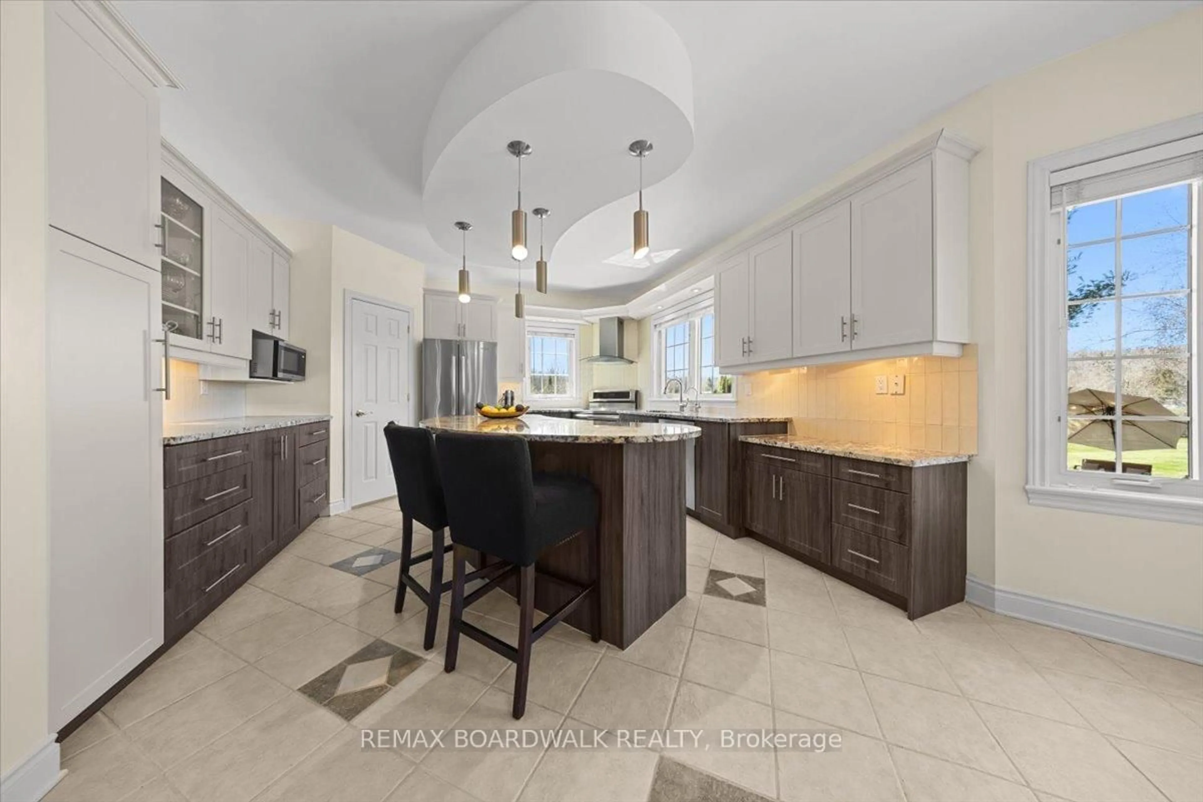 Open concept kitchen, ceramic/tile floor for 1210 Barnett Dr, Ottawa Ontario K4C 1C7