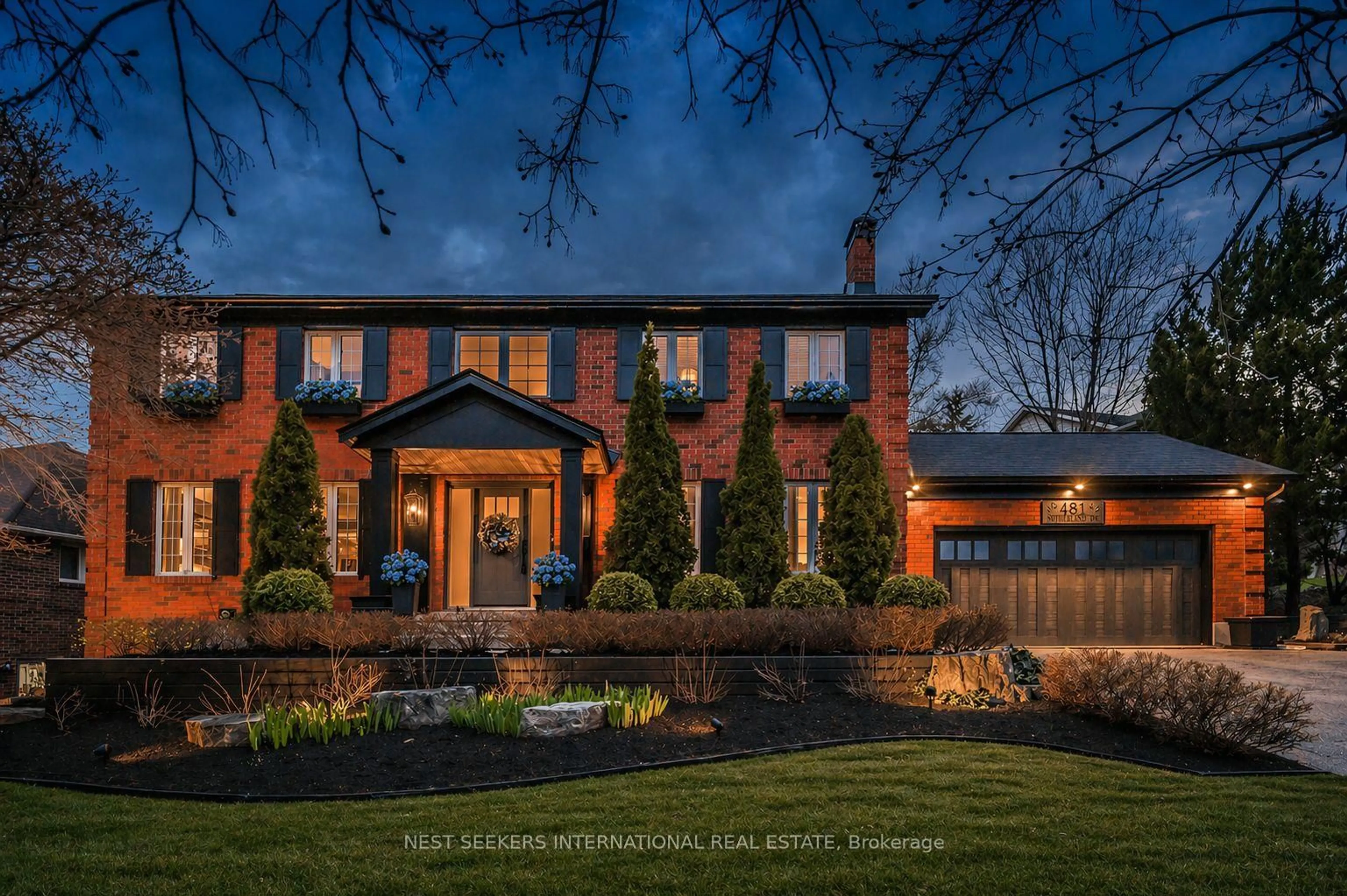 Home with brick exterior material, street for 481 Mill Park Dr, Kitchener Ontario N2P 2L4