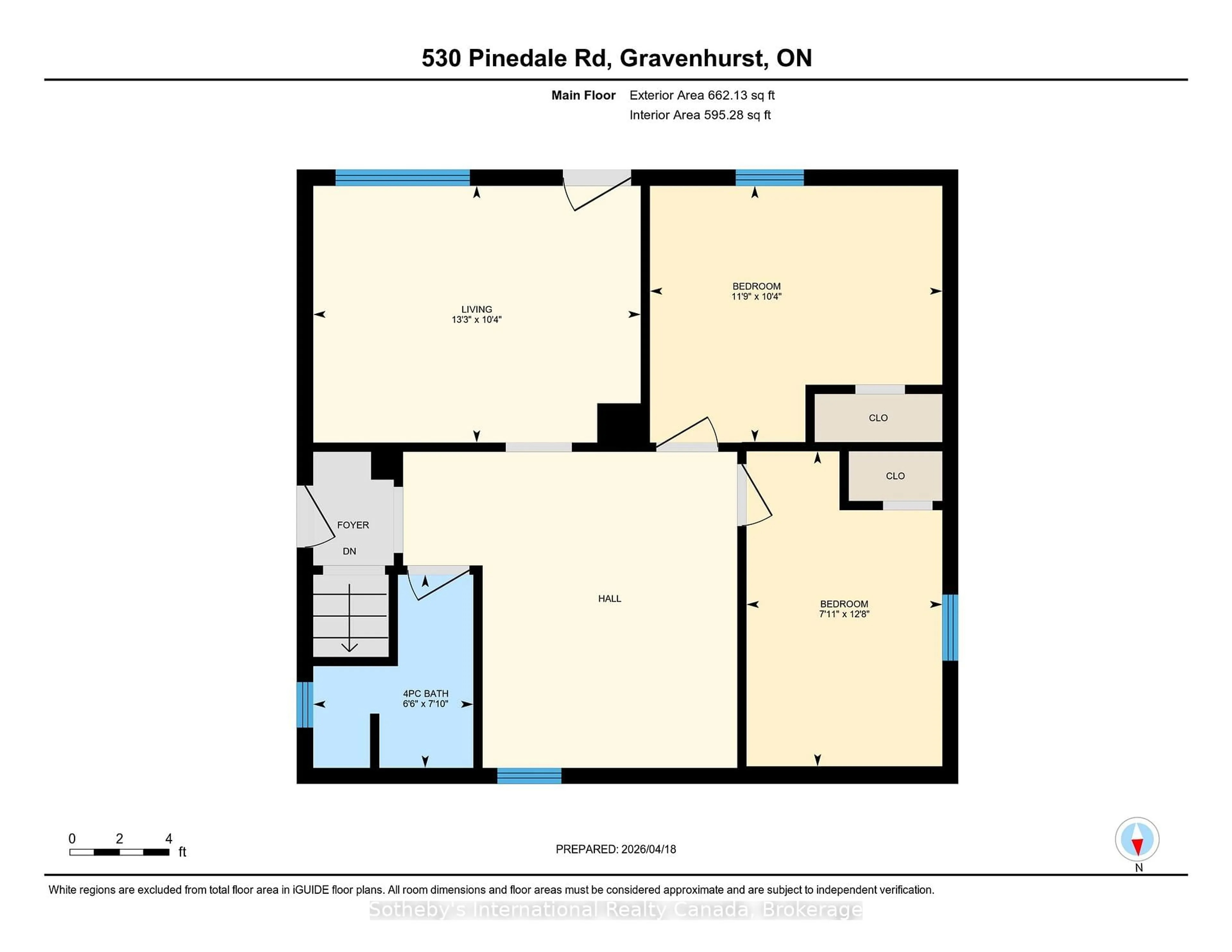 Floor plan for 530 Pinedale Rd, Gravenhurst Ontario P1P 1M1