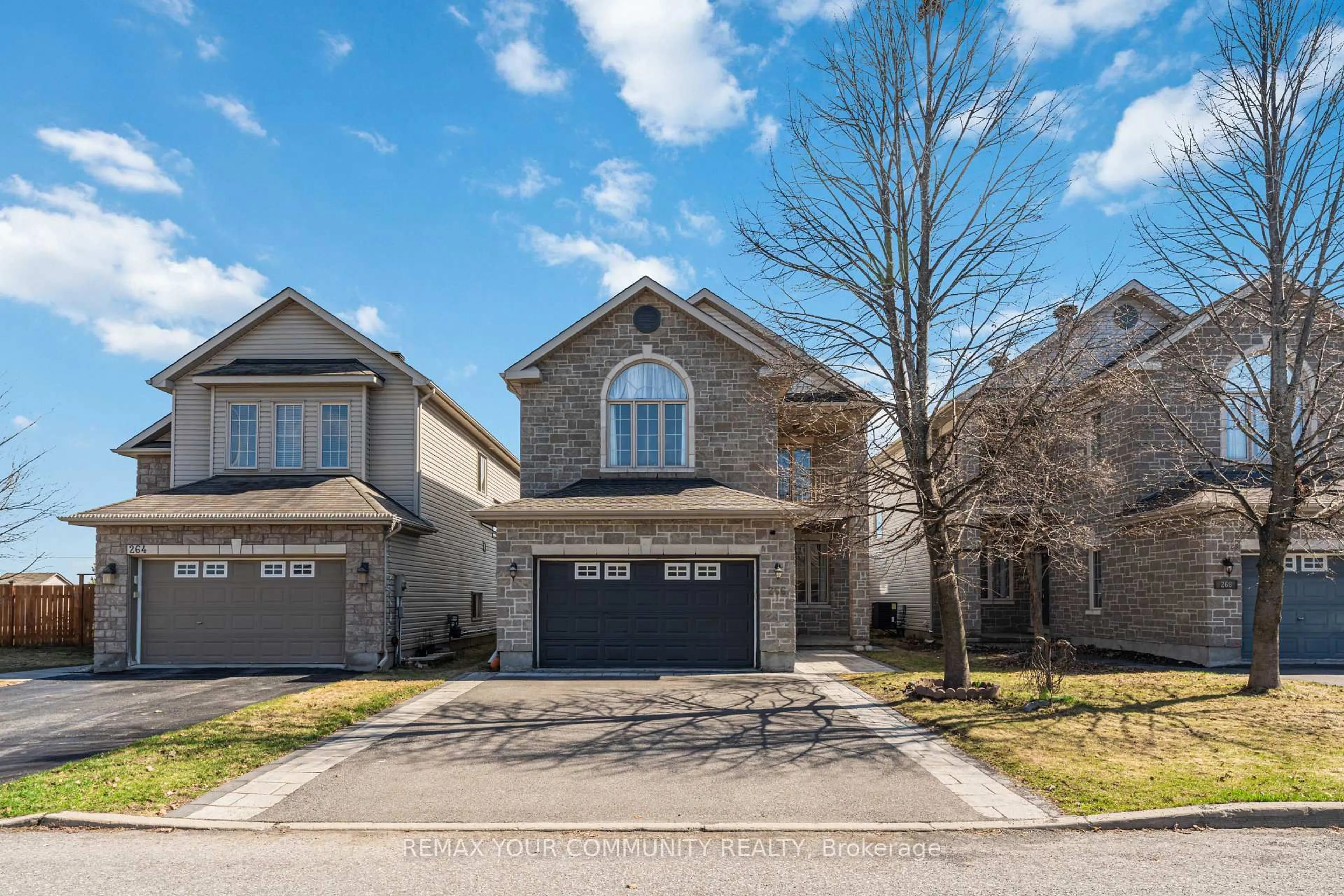 Home with brick exterior material, street for 266 Trail Side Circ, Ottawa Ontario K4A 5B1