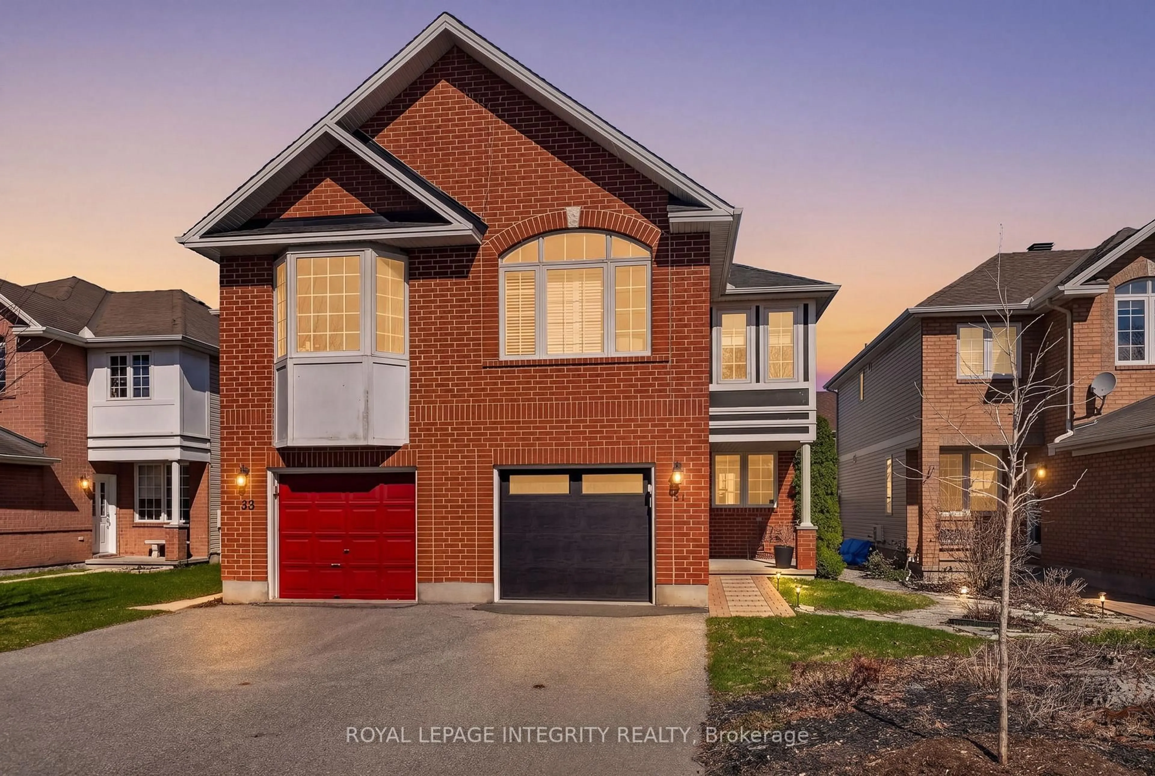 Home with brick exterior material, street for 33 Grammercy Park, Ottawa Ontario K2C 4E1