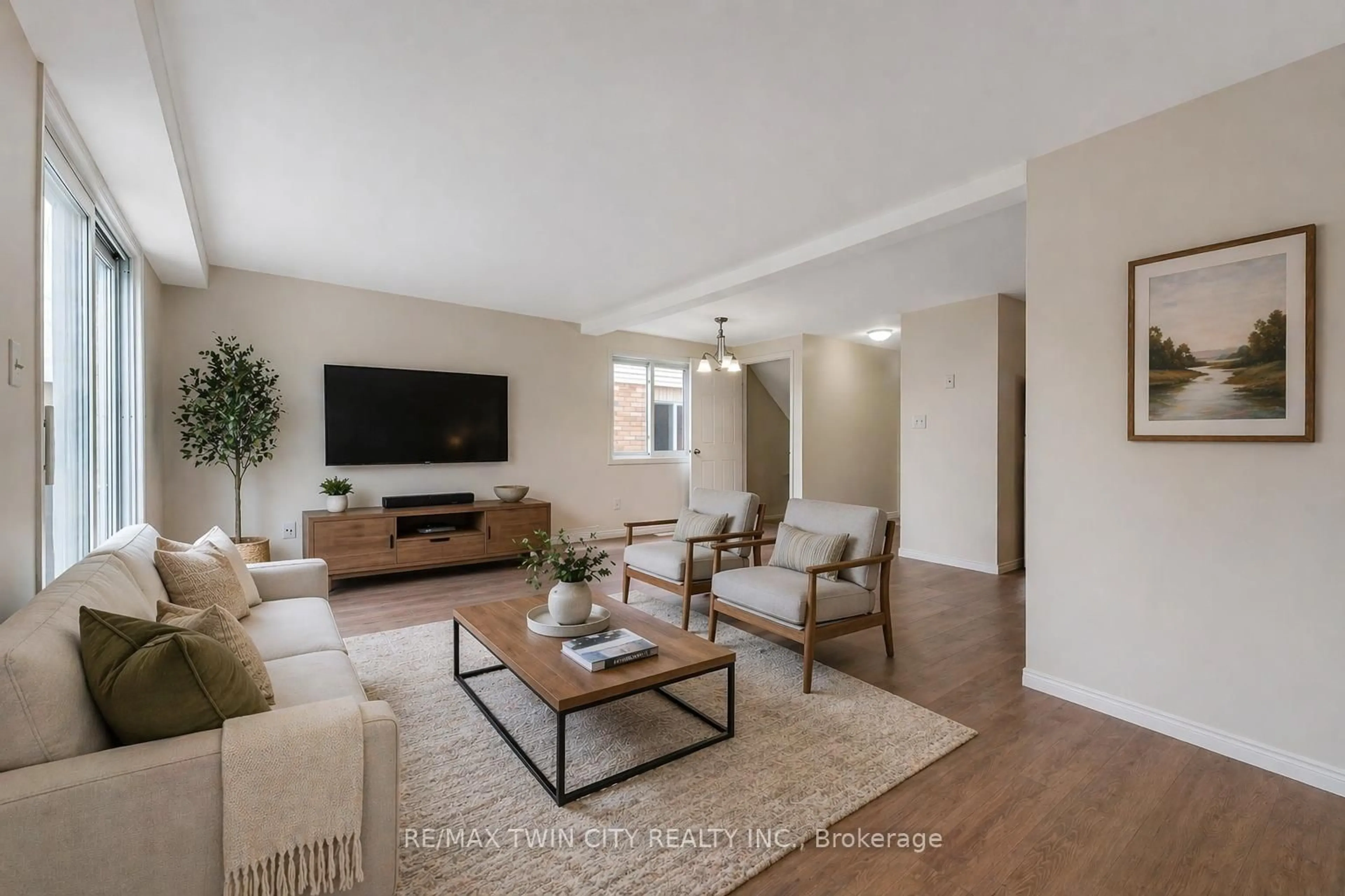 Living room with furniture, unknown for 85 Activa Ave, Kitchener Ontario N2E 3R4