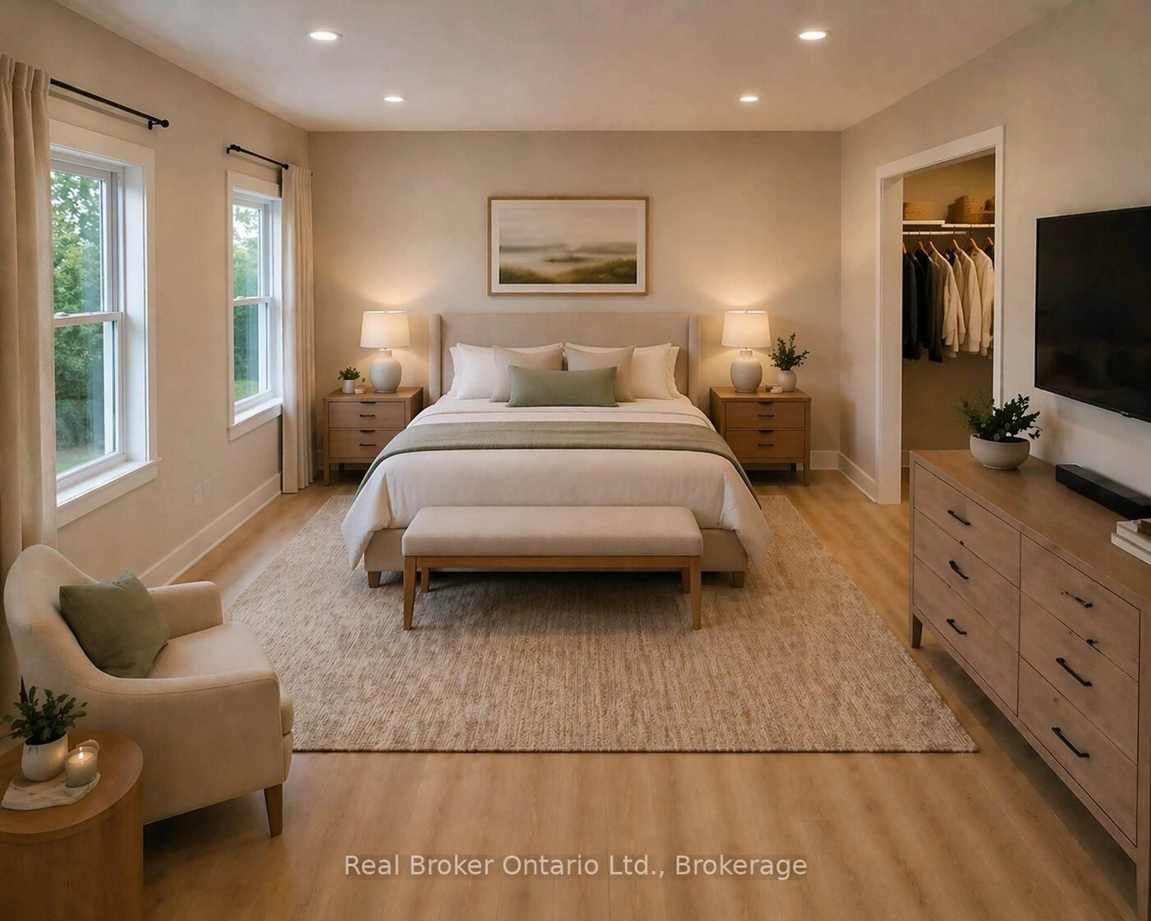 Bedroom with bed, unknown for LOT 9 Sass Cres, Brant Ontario N3L 0E9