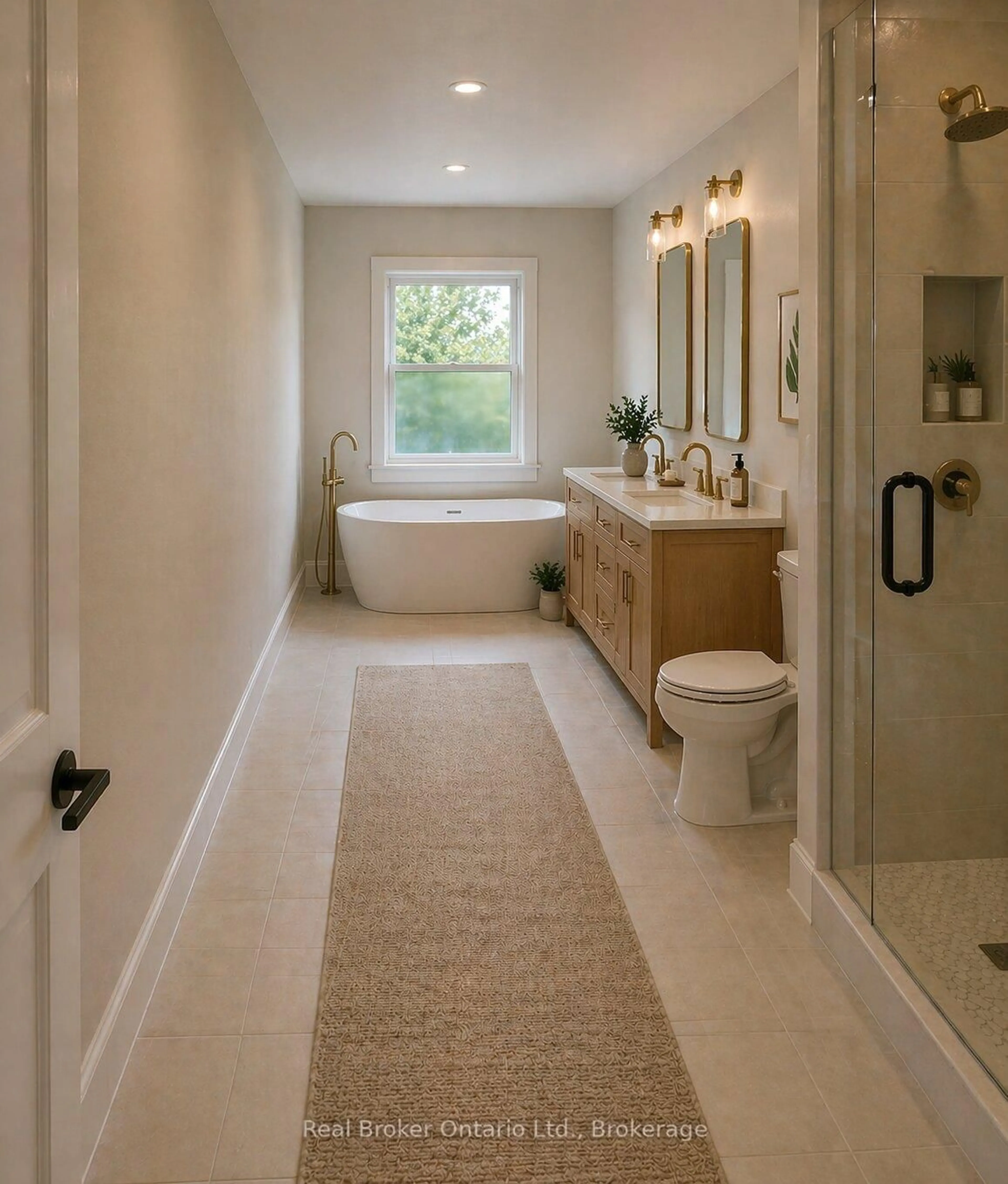 Contemporary bathroom, ceramic/tile floor for LOT 9 Sass Cres, Brant Ontario N3L 0E9