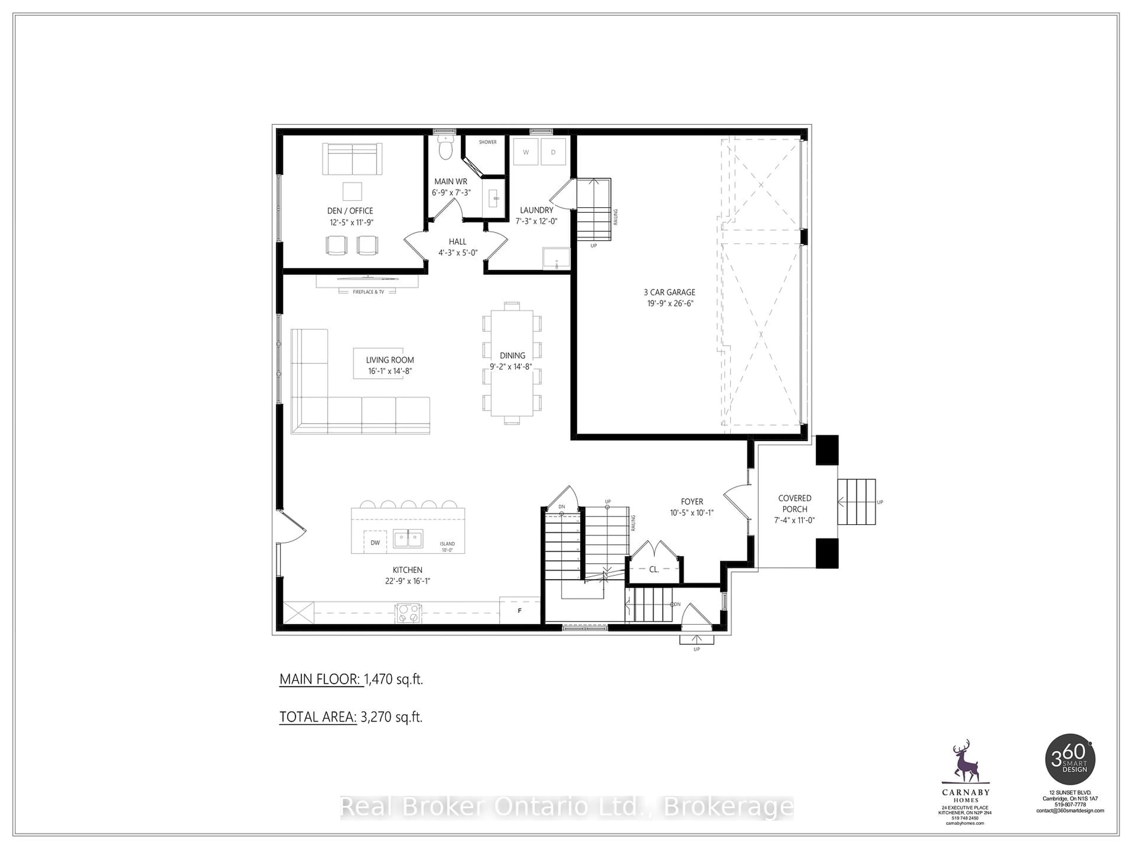 Floor plan for LOT 9 Sass Cres, Brant Ontario N3L 0E9