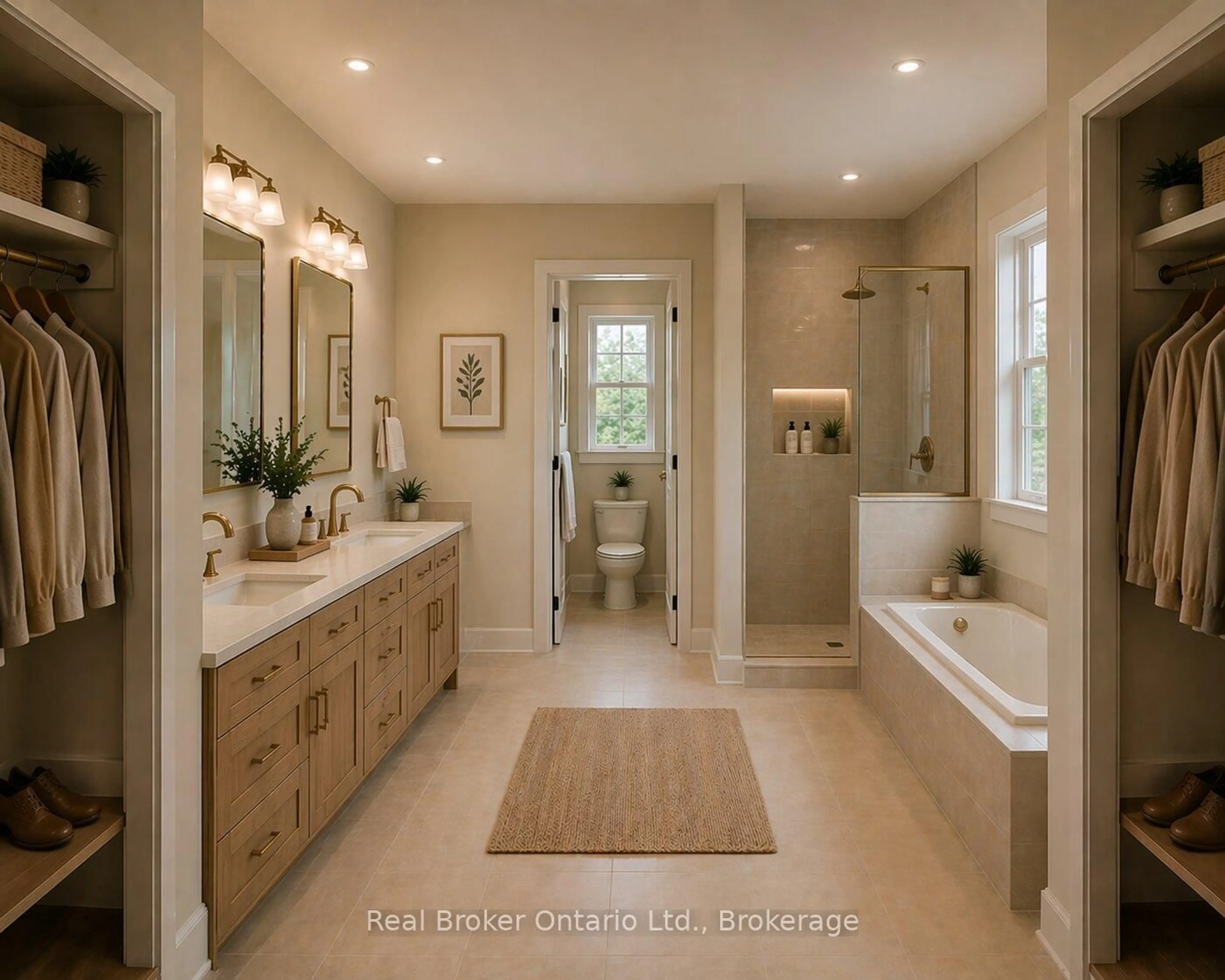 Contemporary bathroom, ceramic/tile floor for LOT 15 Sass Cres, Brant Ontario N3L 0E9