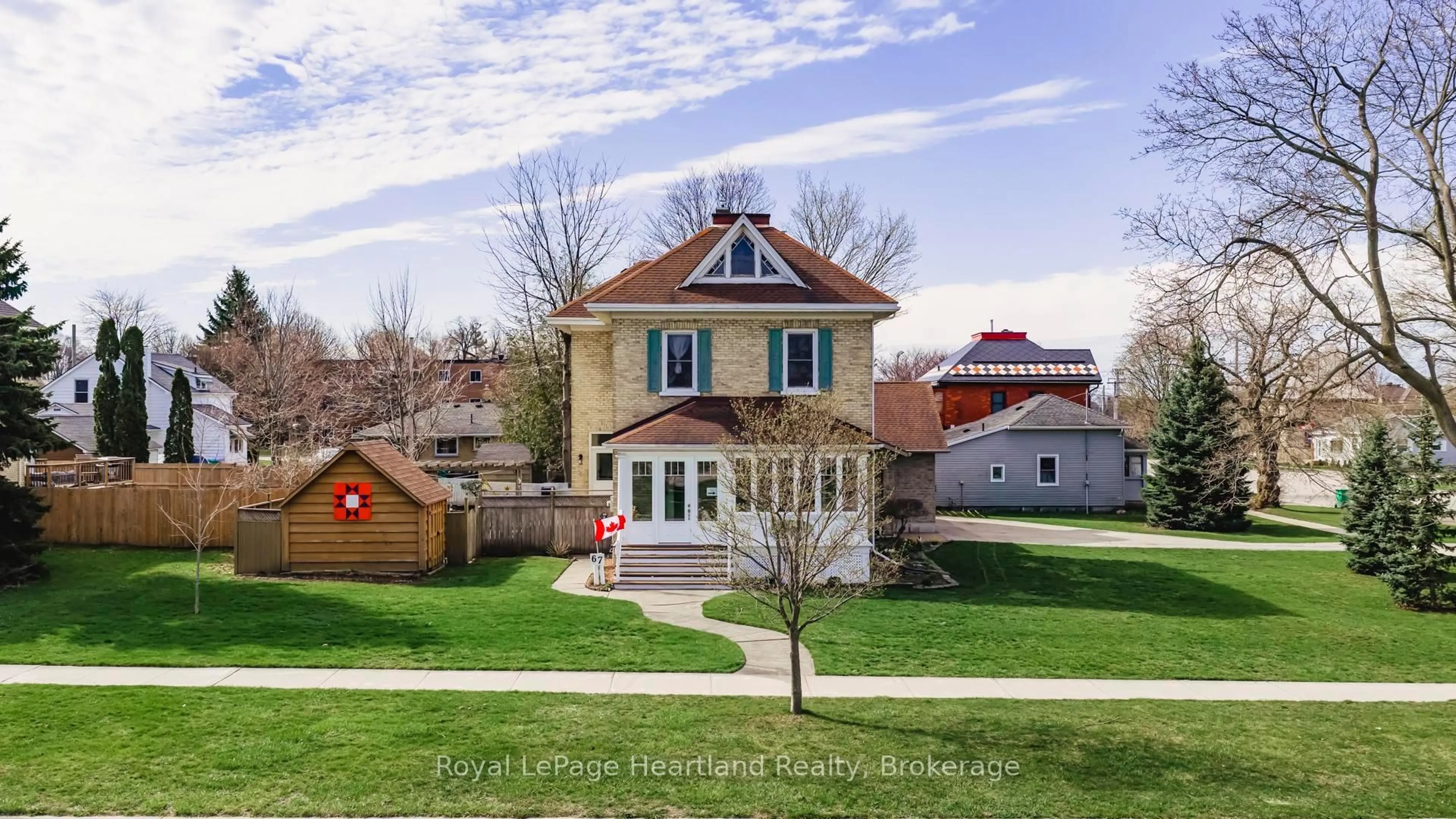 Home with brick exterior material, street for 67 Elgin Ave, Goderich Ontario N7A 2E1