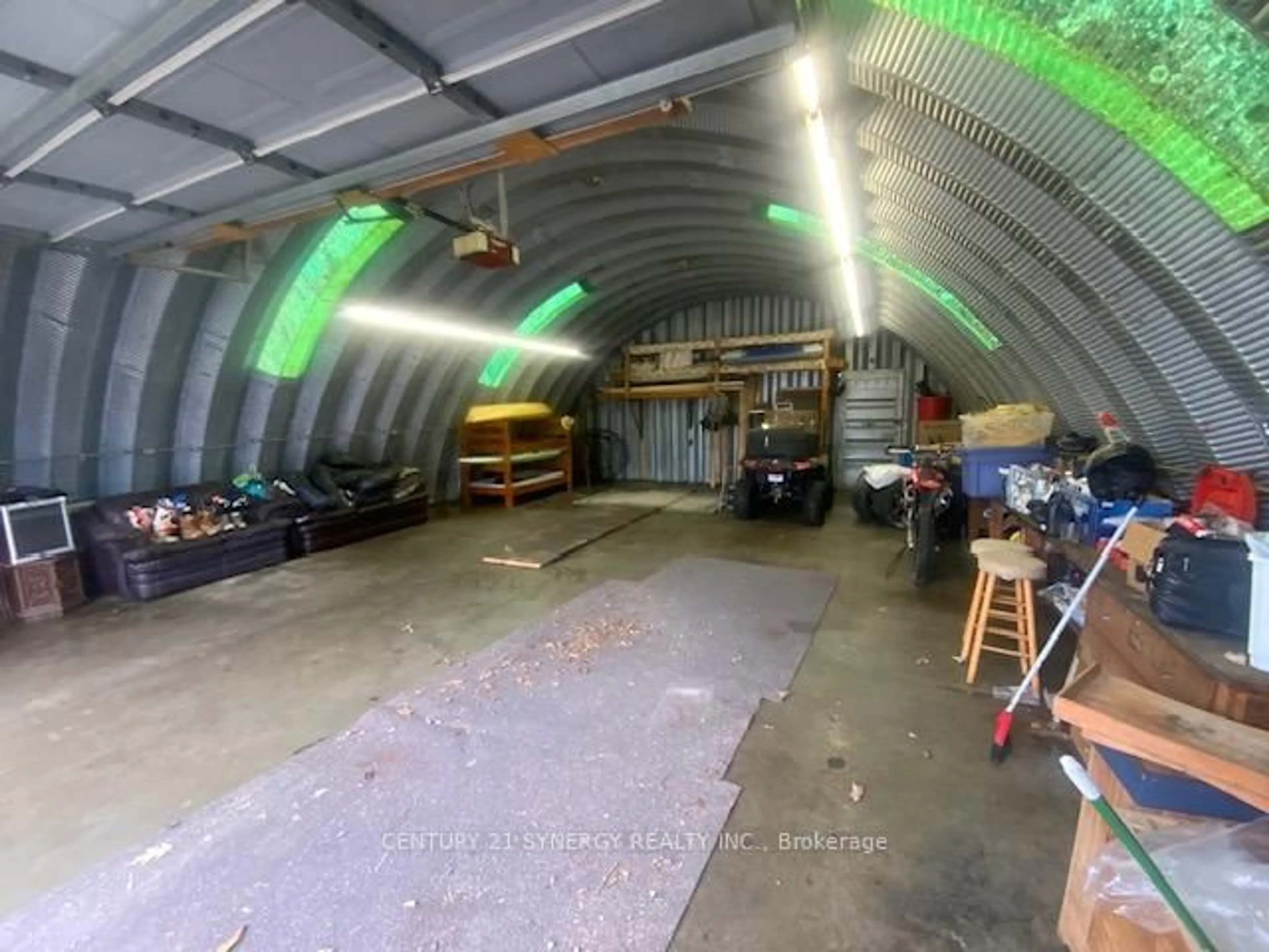 Indoor garage for 1018 Folger Rd, Ompah Ontario K0H 2J0