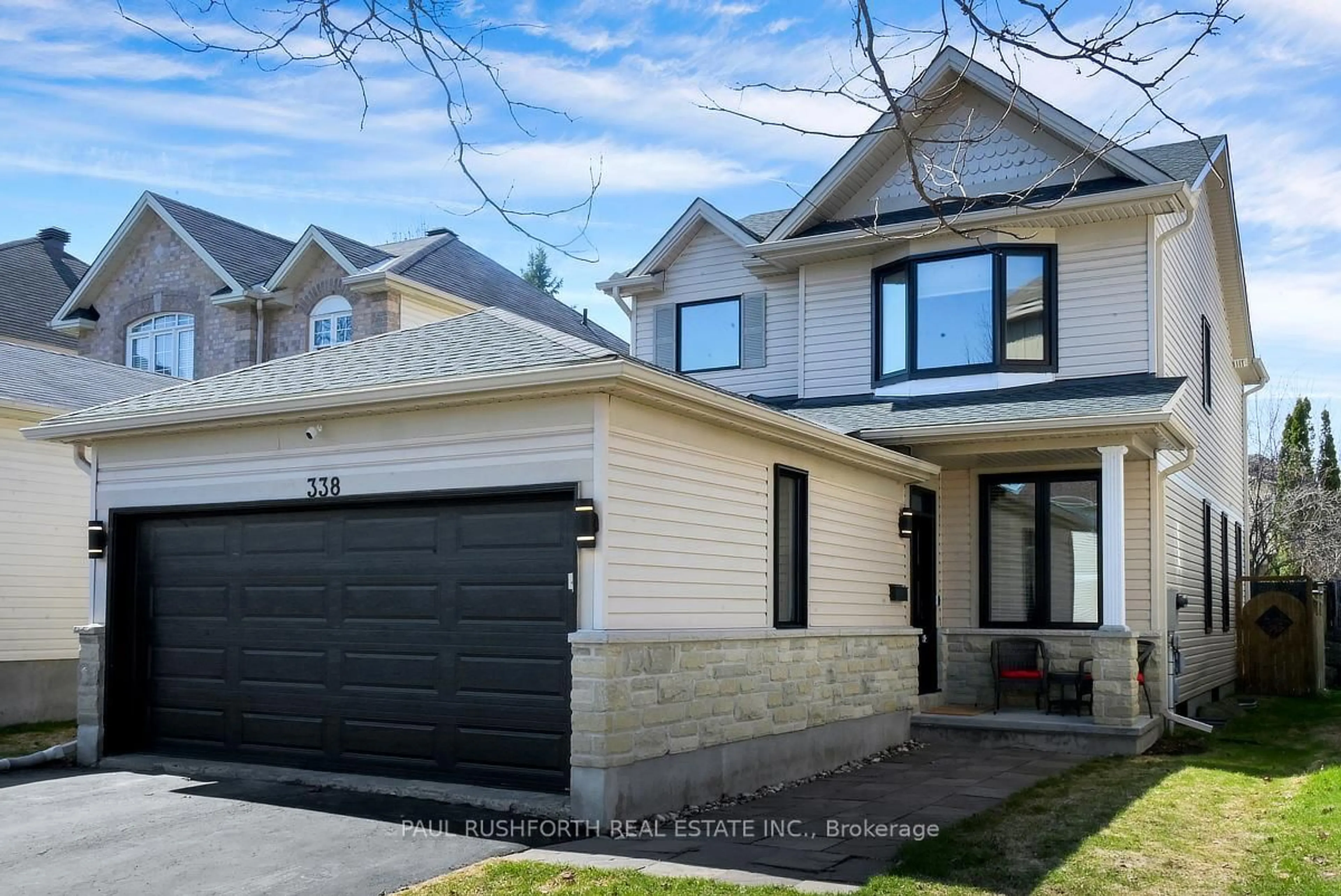 Home with brick exterior material, street for 338 Kinghorn Cres, Ottawa Ontario K2K 3R5