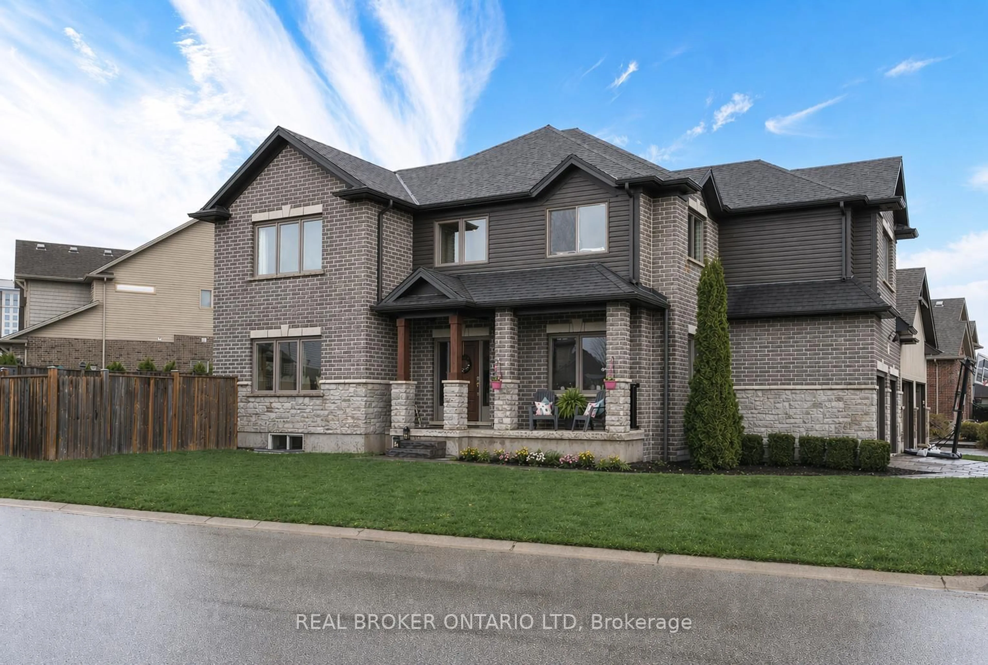 Home with brick exterior material, street for 3386 Settlement Tr, London South Ontario N6P 1W3