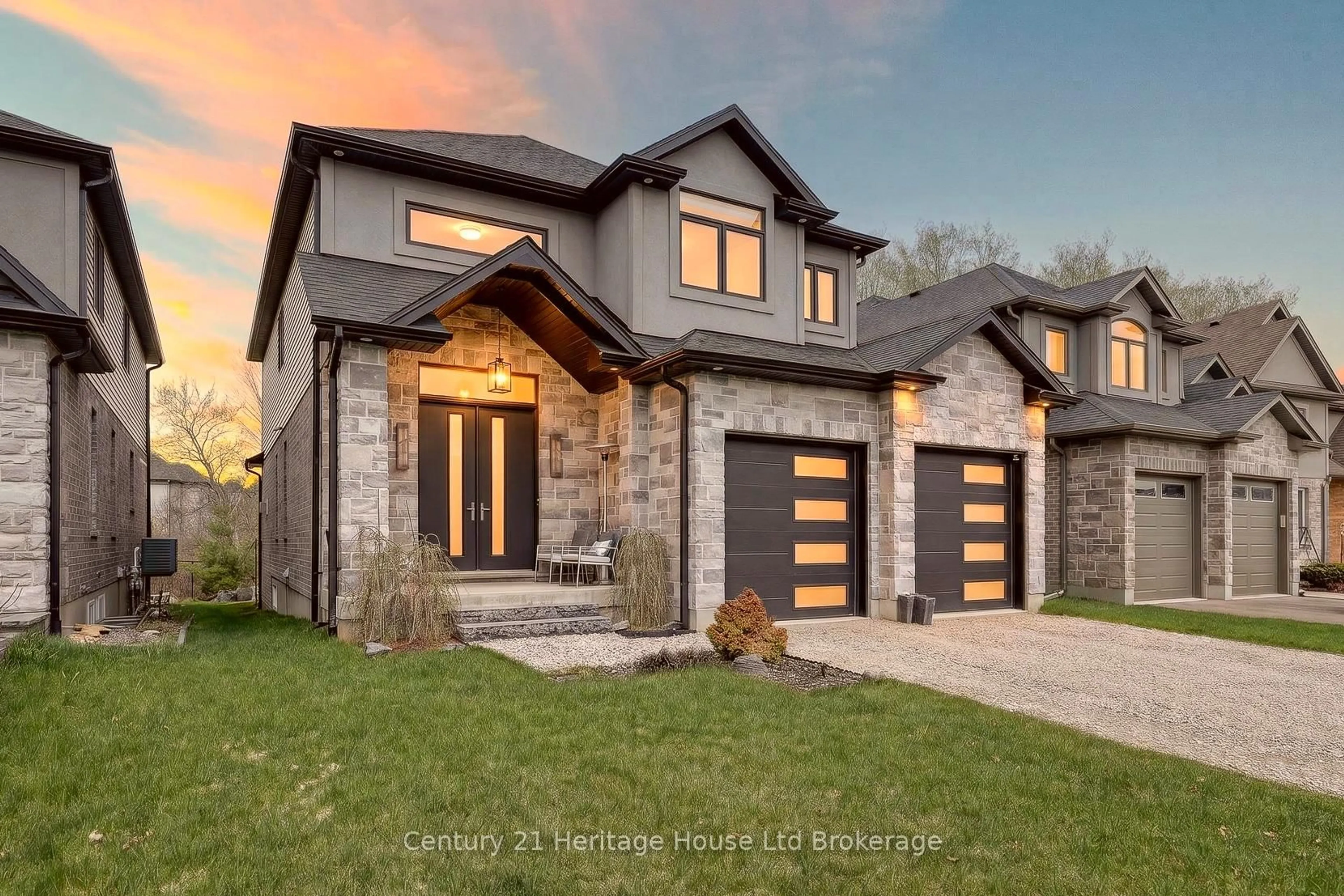 Home with brick exterior material, street for 349 Masters Dr, Woodstock Ontario N4T 0L2