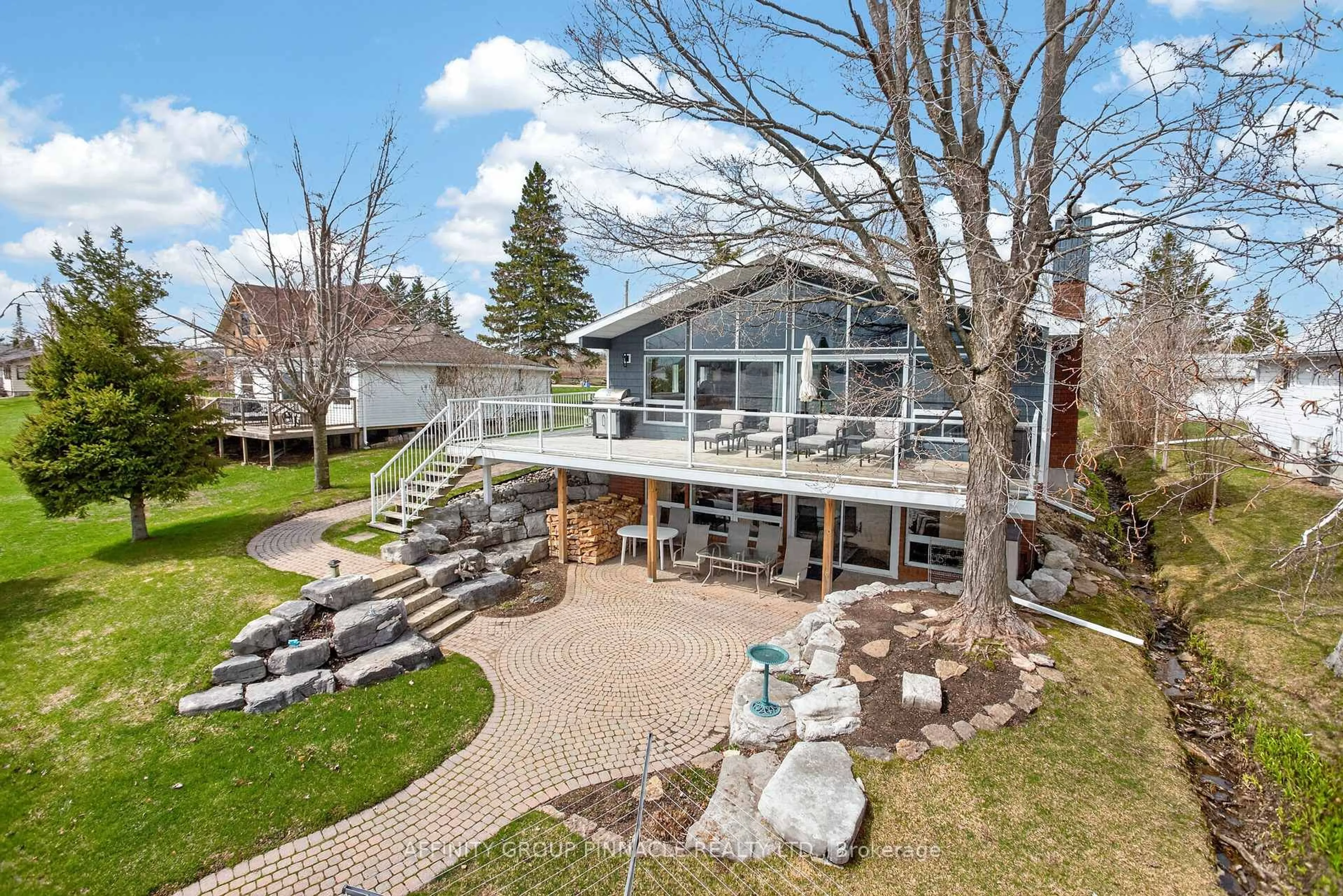 Patio, water/lake/river/ocean view for 73 Admiral Dr, Kawartha Lakes Ontario K0M 1G0