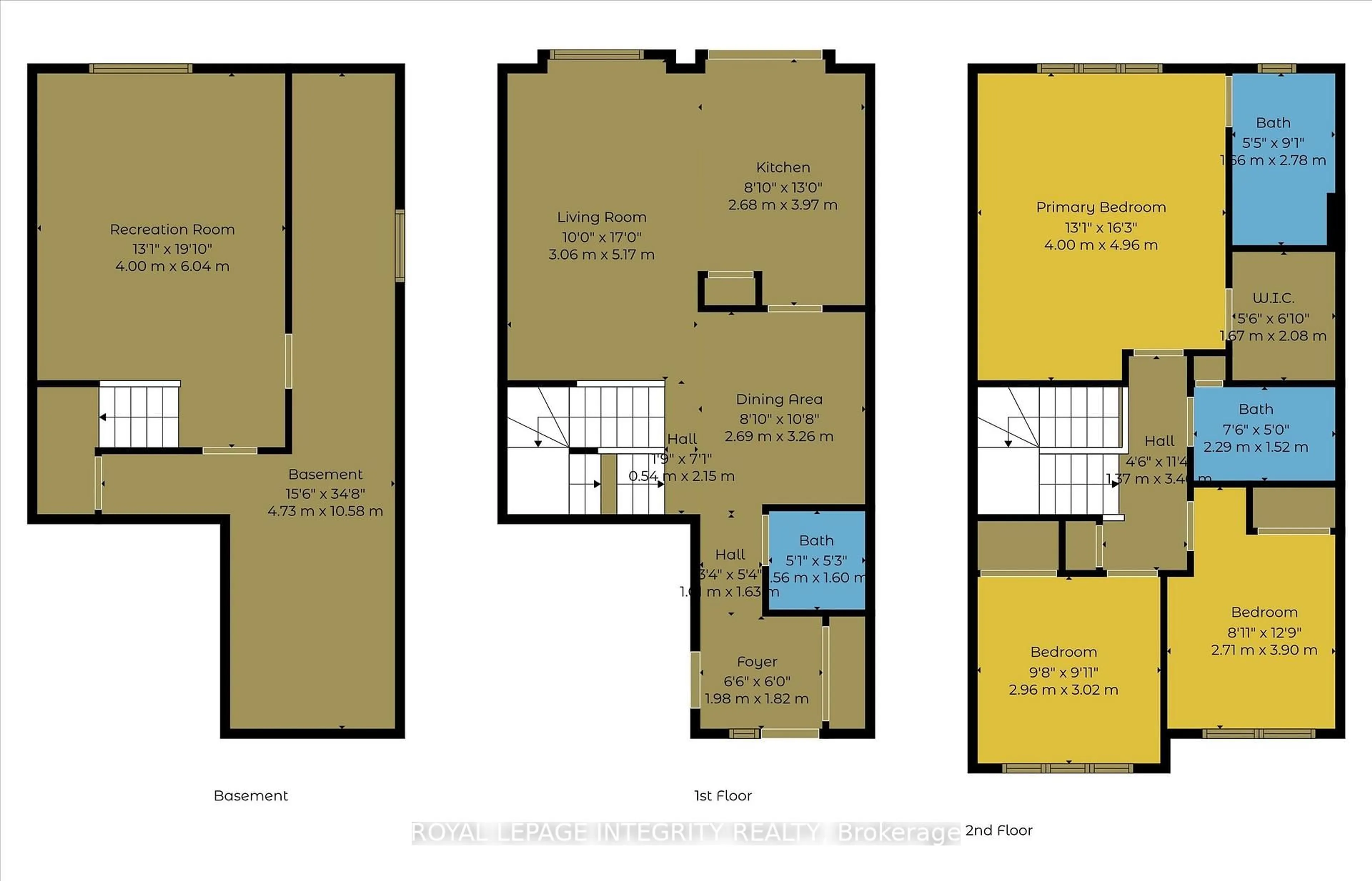 Floor plan for 145 Gardenpost Terr, Ottawa Ontario K4A 5G9