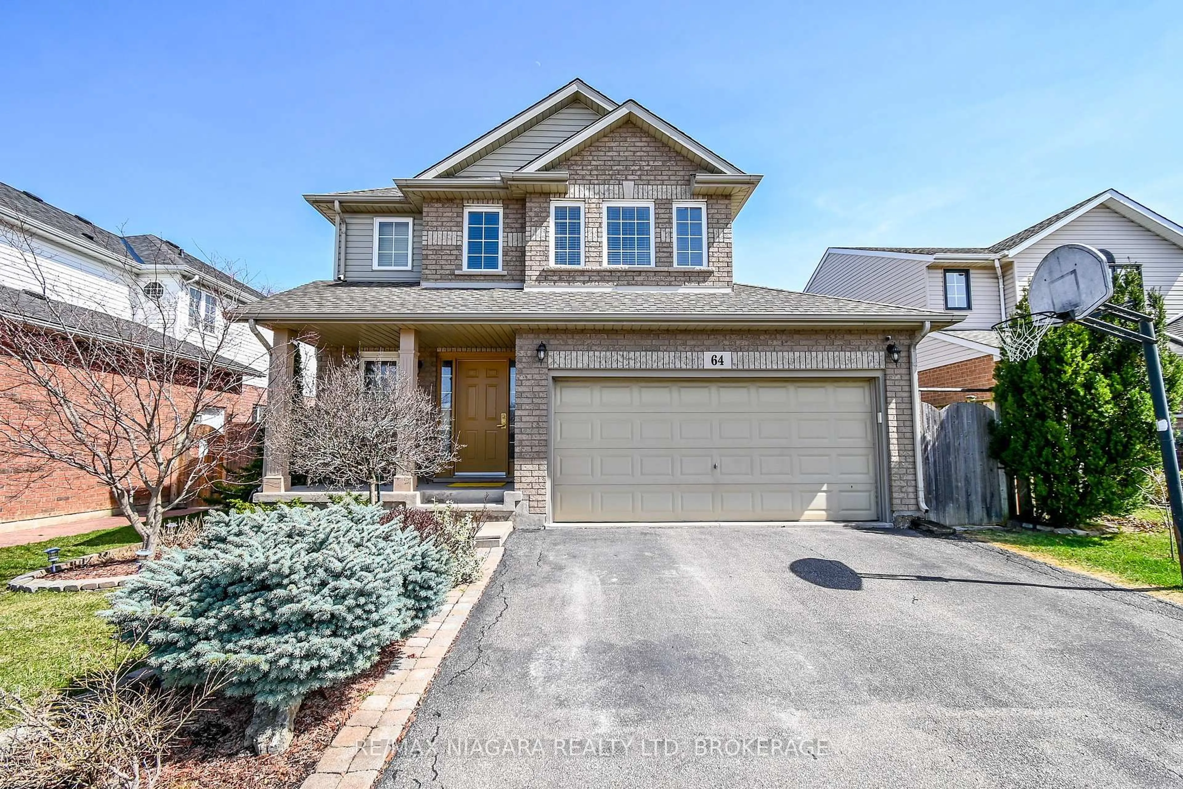 Home with brick exterior material, street for 64 WESTLAND St, St. Catharines Ontario L2S 3W8