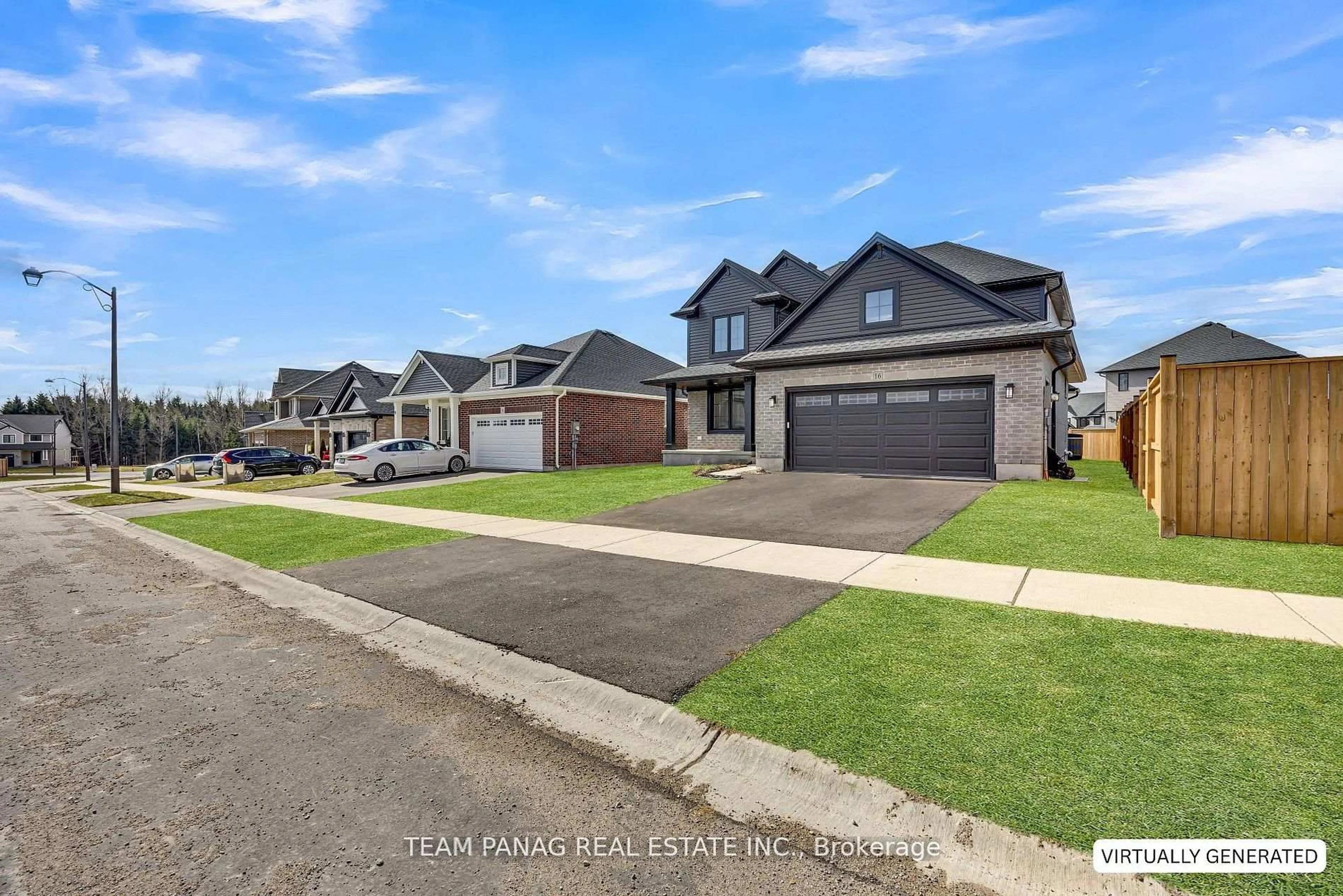 A pic from outside/outdoor area/front of a property/back of a property/a pic from drone, street for 16 Berardi Cres, South-West Oxford Ontario N0J 1N0